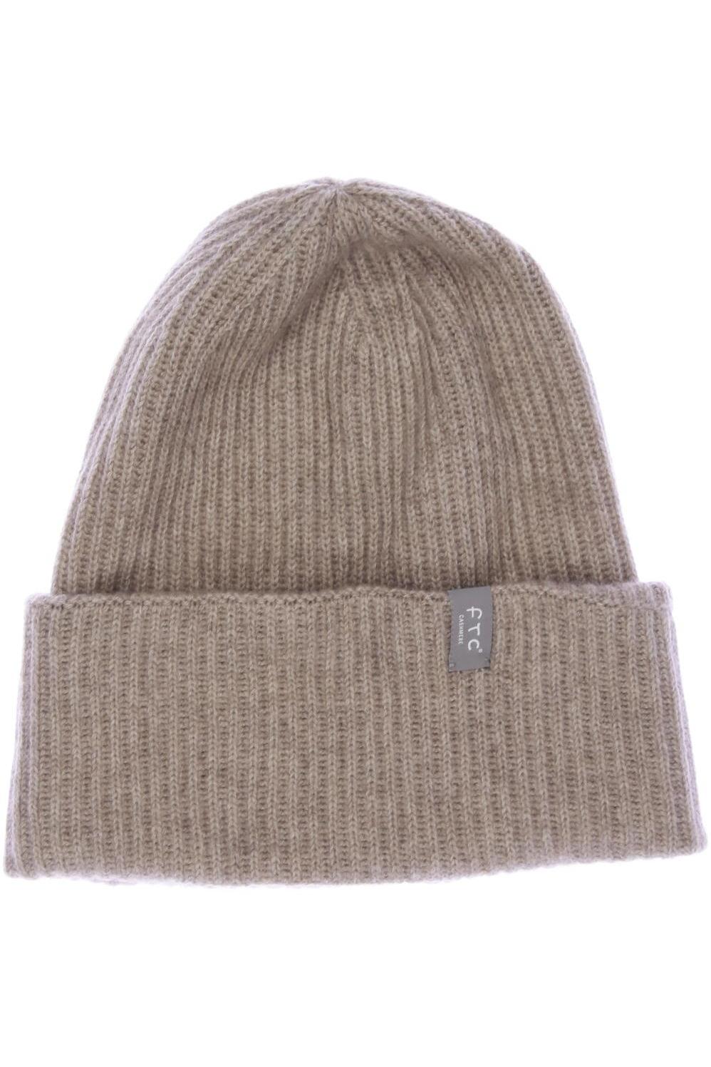 

FTC Cashmere Damen Hut/Mütze, beige, Gr. uni
