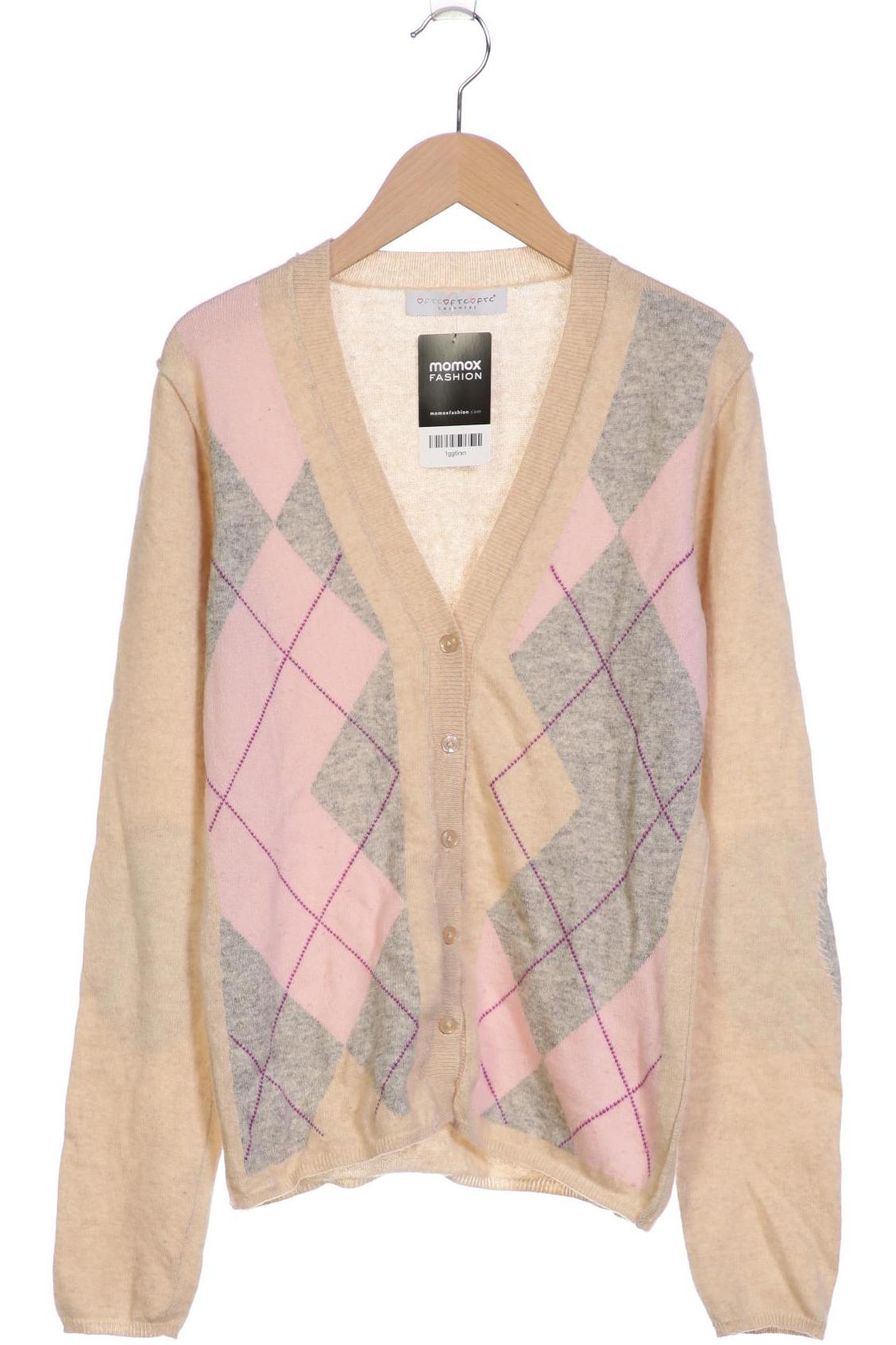 

FTC Cashmere Damen Strickjacke, beige, Gr. 38