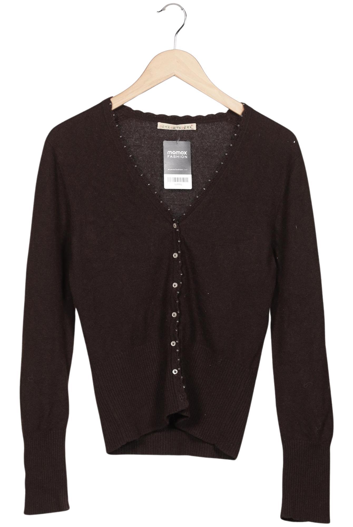 

FTC Cashmere Damen Strickjacke, braun, Gr. 44