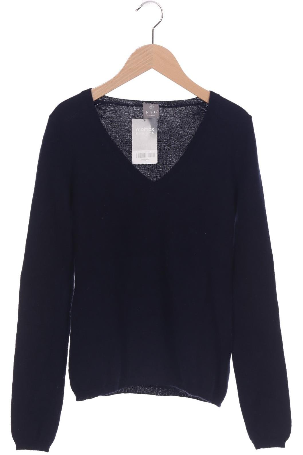 

FTC Cashmere Damen Pullover, marineblau, Gr. 34