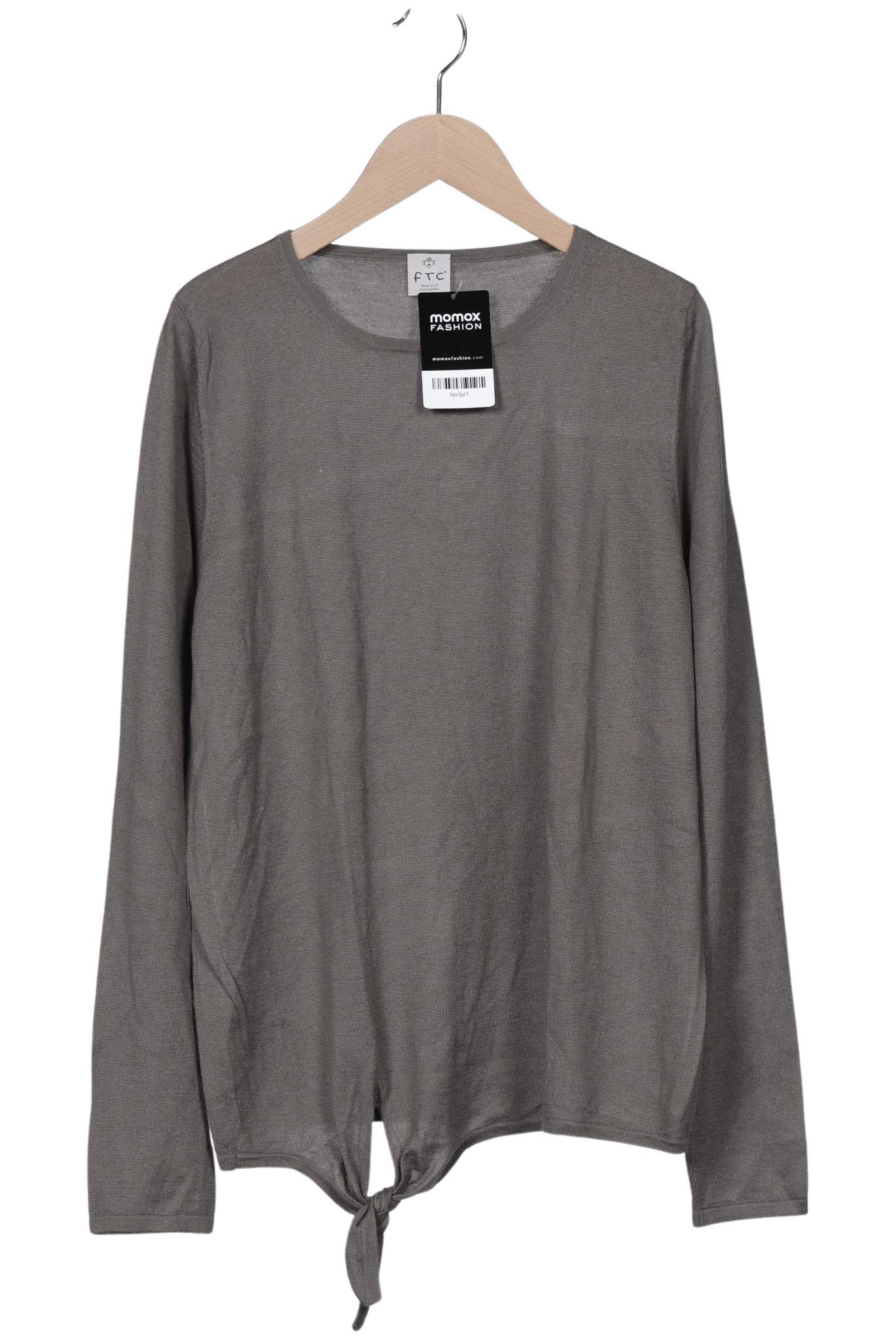 

FTC Cashmere Damen Pullover, grau, Gr. 38