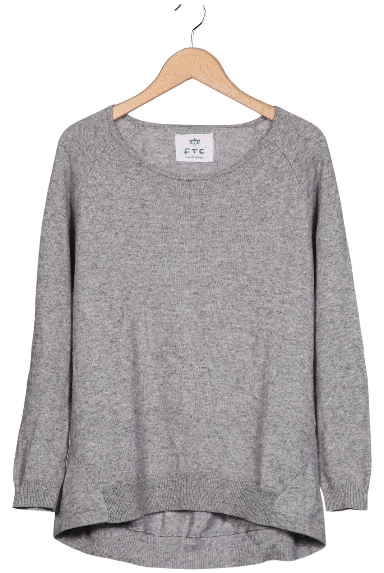 

FTC Cashmere Damen Pullover, grau, Gr. 42
