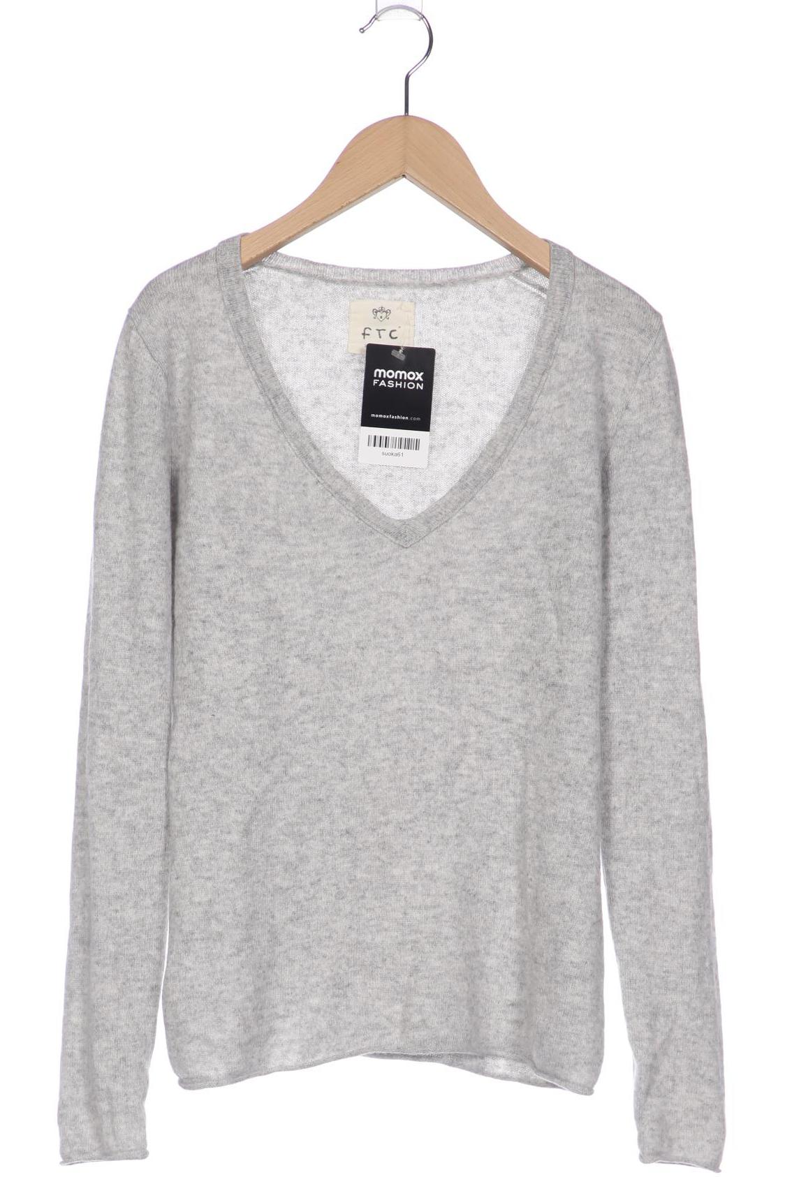 

FTC Cashmere Damen Pullover, grau, Gr. 36