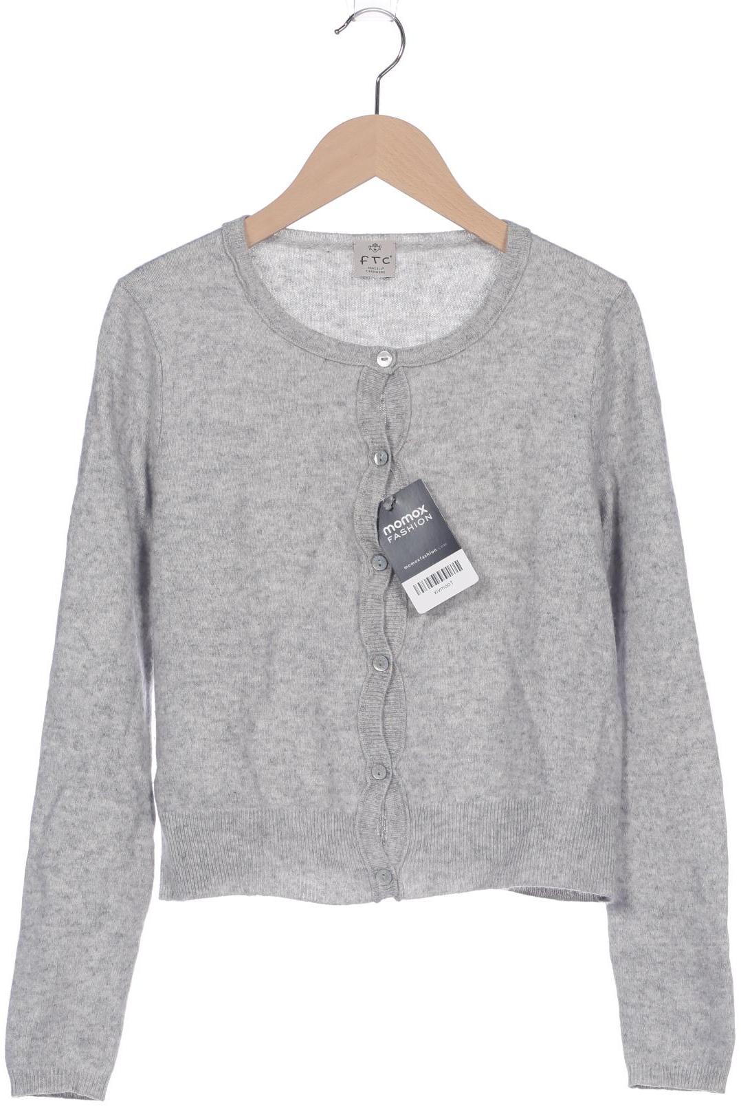 

FTC Cashmere Damen Strickjacke, grau