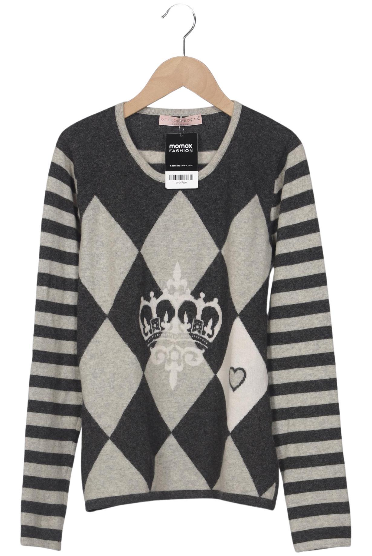 

FTC Cashmere Damen Pullover, grau, Gr. 38