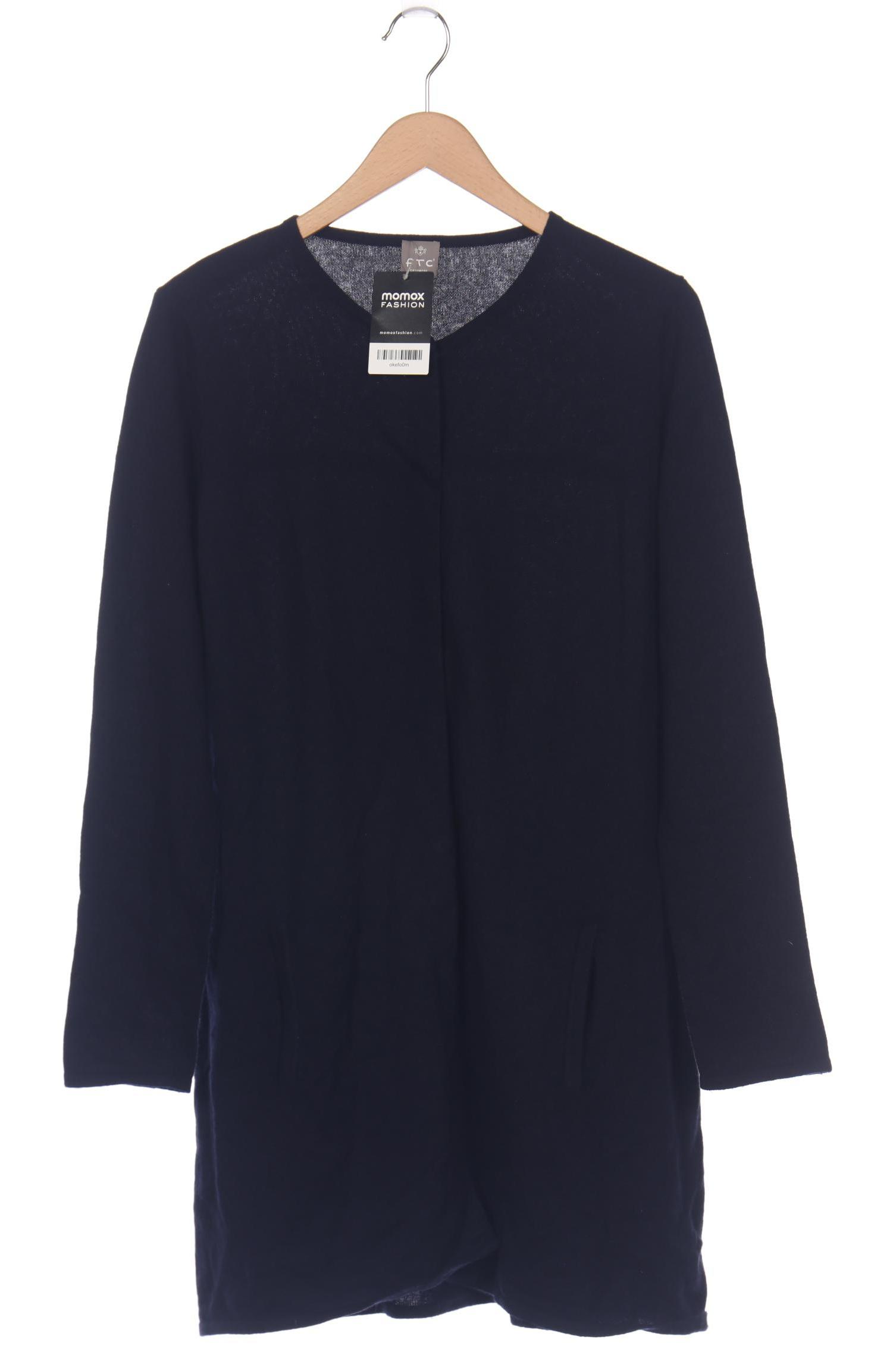 

FTC Cashmere Damen Strickjacke, marineblau, Gr. 42