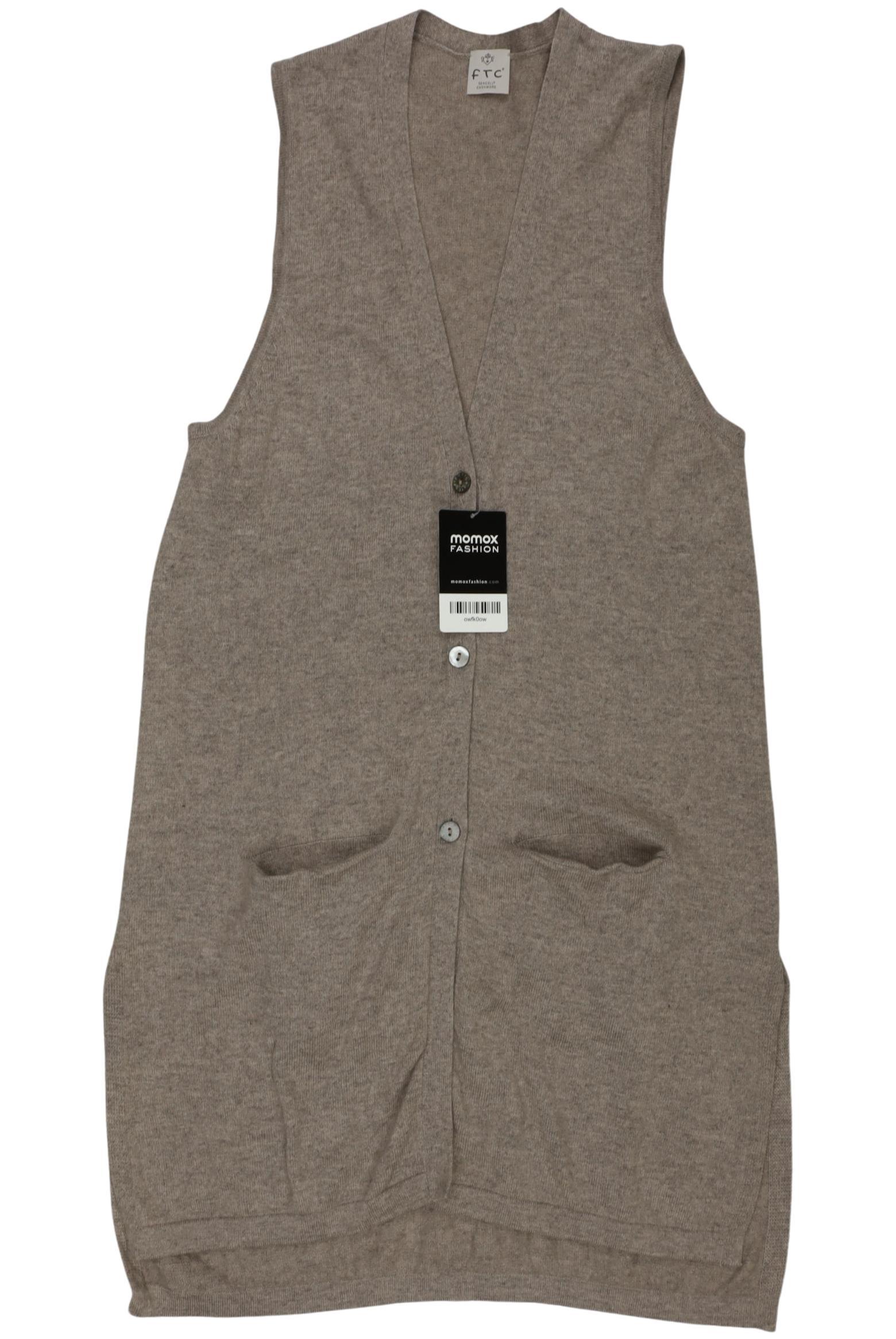 

FTC Cashmere Damen Strickjacke, beige, Gr. 38