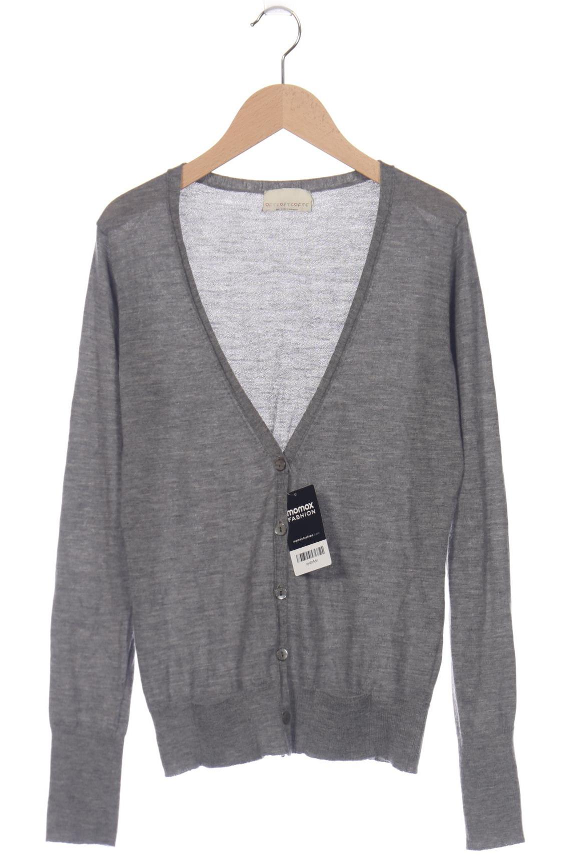 

FTC Cashmere Damen Strickjacke, grau, Gr. 38
