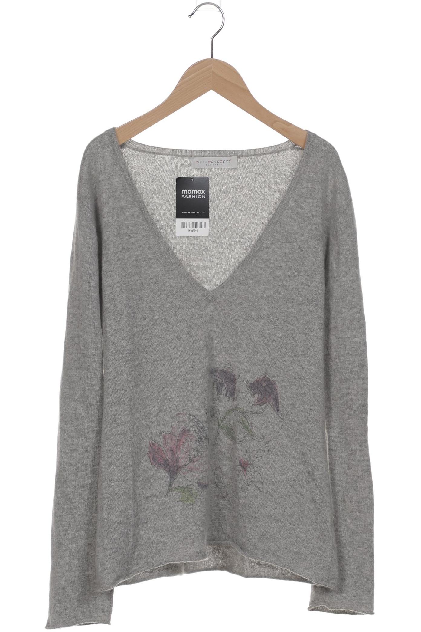 

FTC Cashmere Damen Pullover, grau, Gr. 44