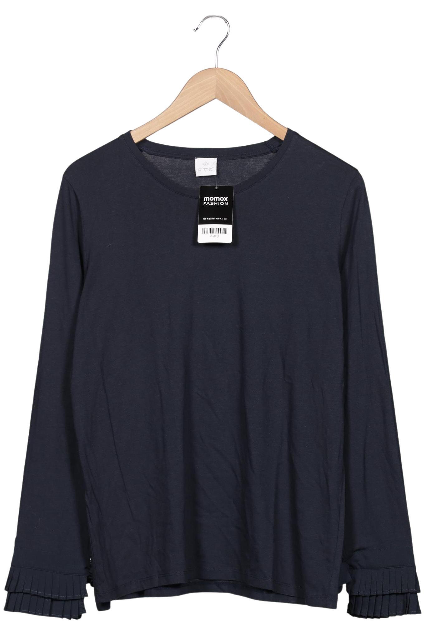 

FTC Cashmere Damen Langarmshirt, marineblau, Gr. 42