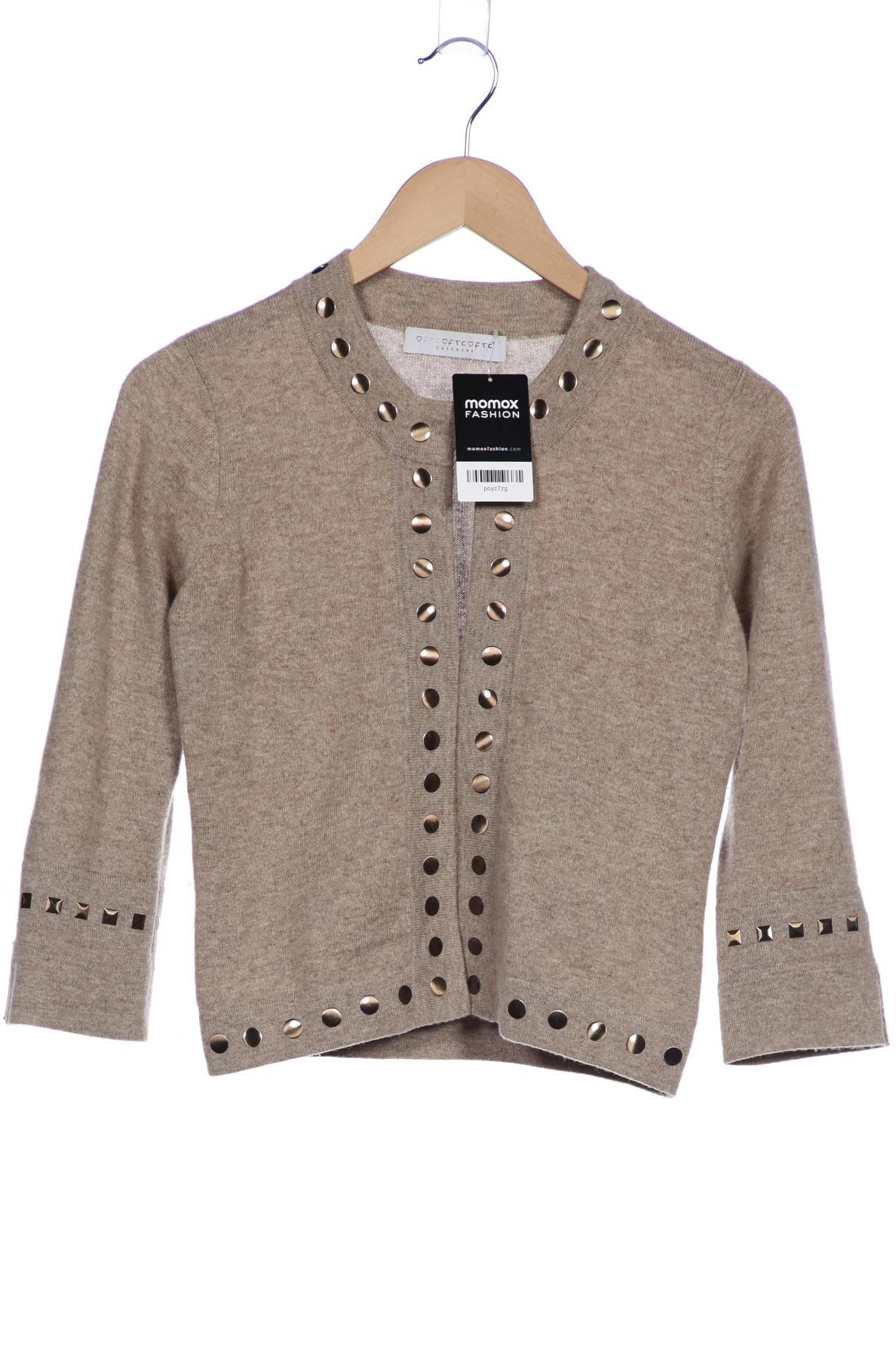 

FTC Cashmere Damen Strickjacke, beige, Gr. 36