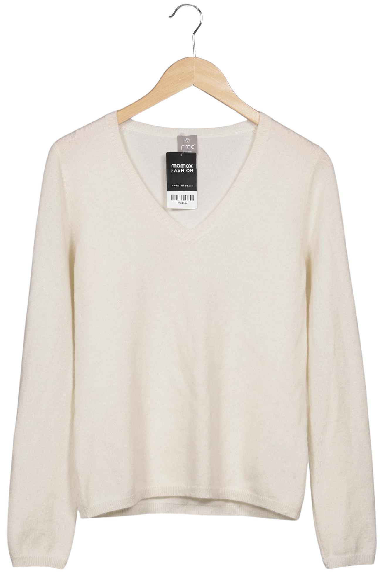 

FTC Cashmere Damen Pullover, cremeweiß, Gr. 42