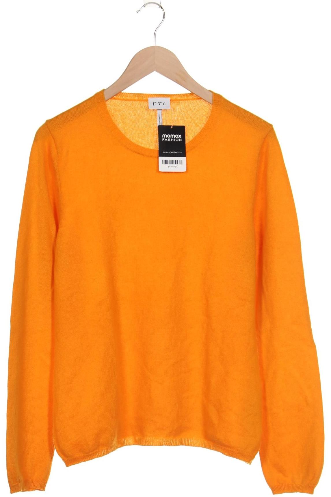 

FTC Cashmere Damen Pullover, gelb, Gr. 46