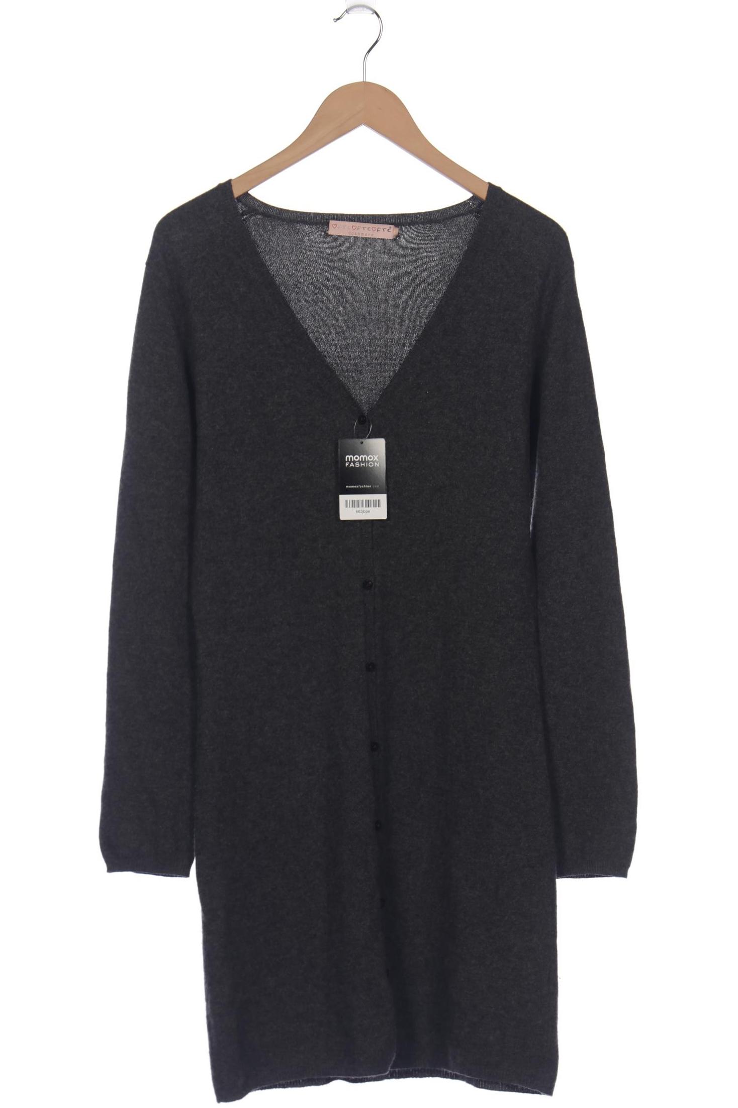 

FTC Cashmere Damen Strickjacke, grau, Gr. 44