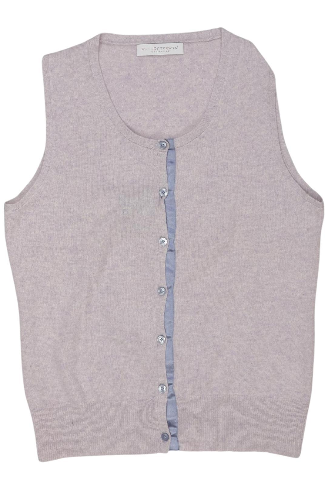 

FTC Cashmere Damen Strickjacke, grau, Gr. 38