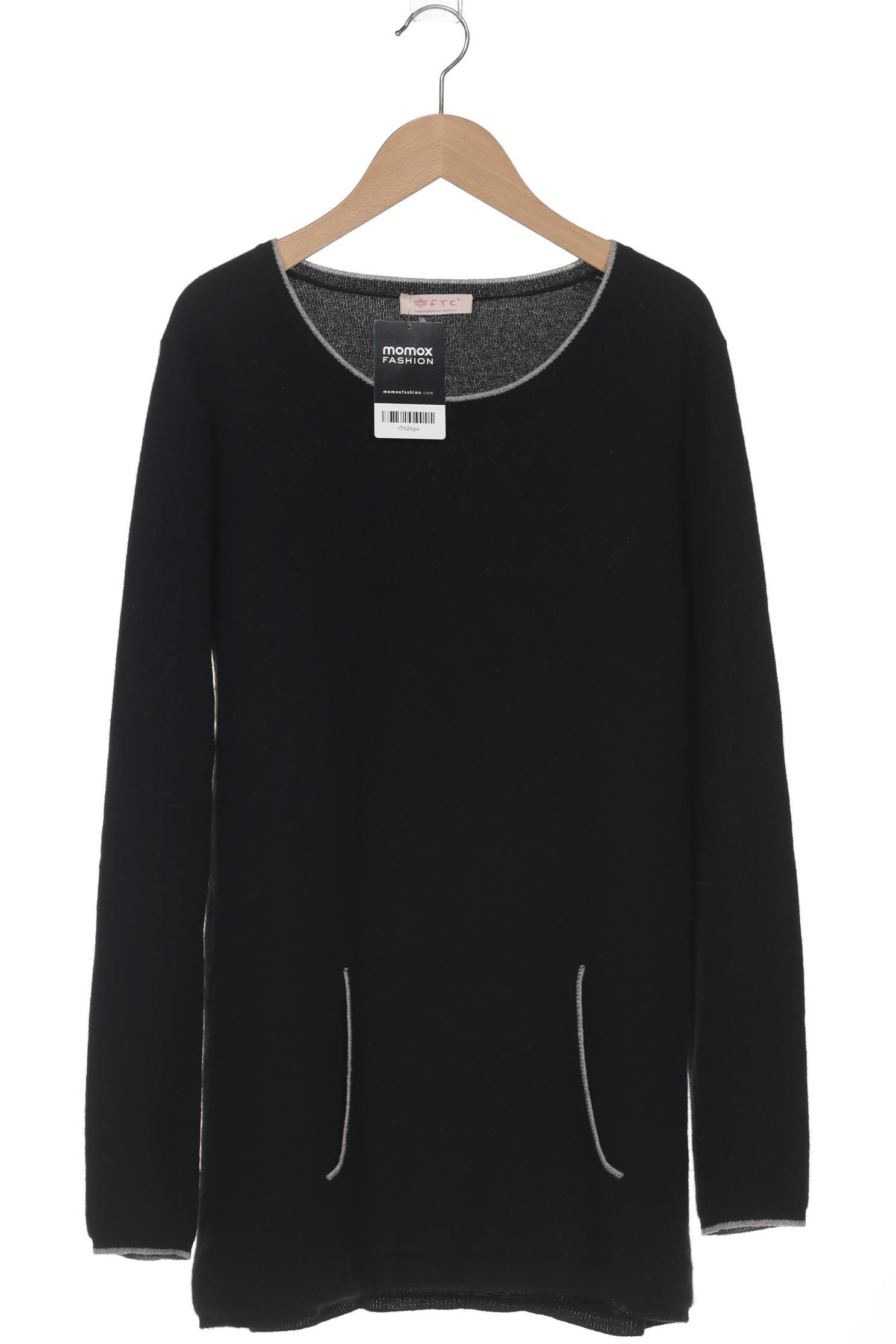 

FTC Cashmere Damen Pullover, schwarz, Gr. 42