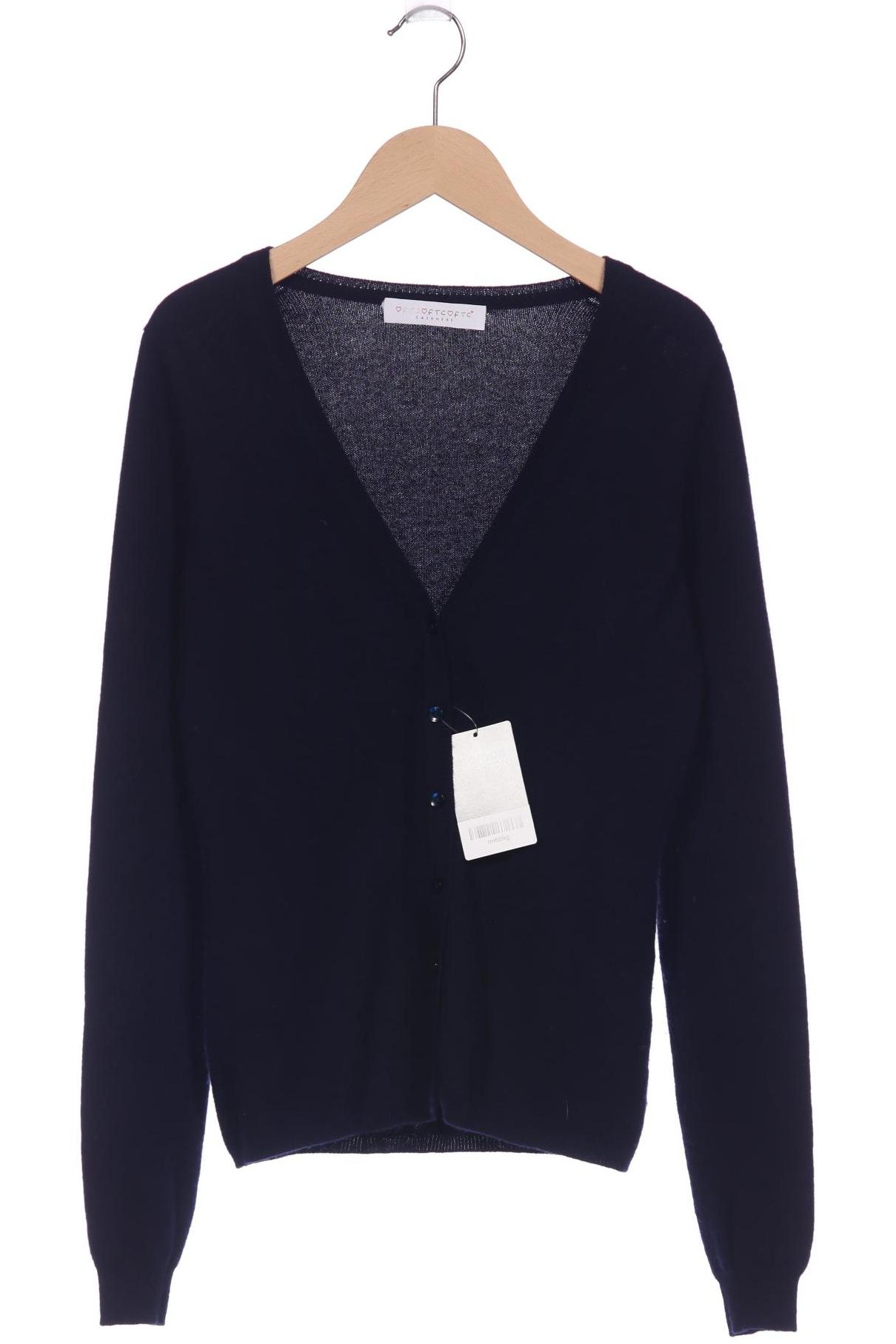

FTC Cashmere Damen Strickjacke, marineblau, Gr. 34