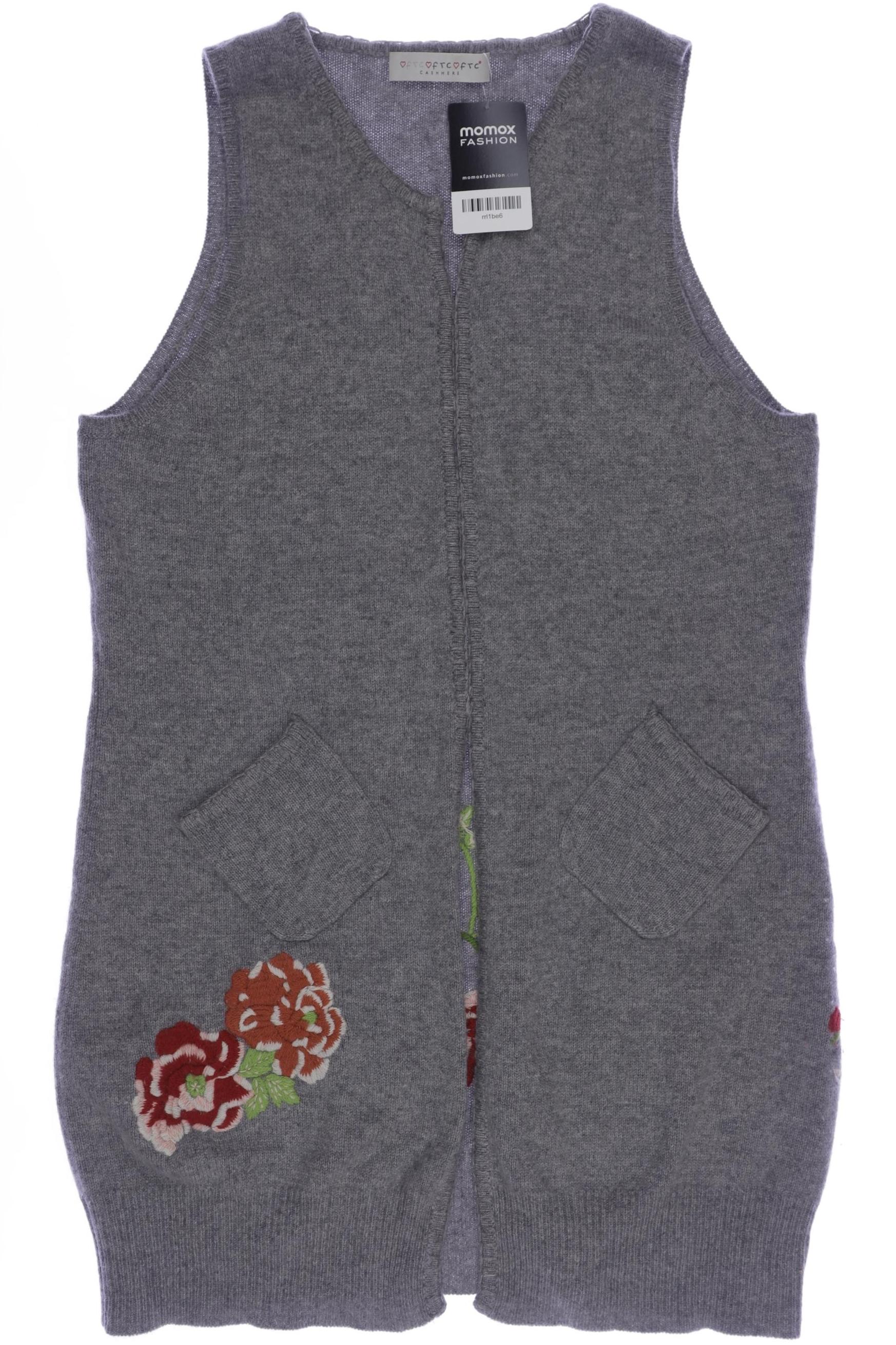 

FTC Cashmere Damen Weste, grau, Gr. 38