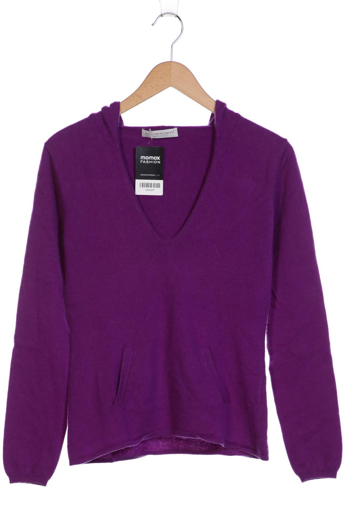 

FTC Cashmere Damen Kapuzenpullover, flieder, Gr. 34