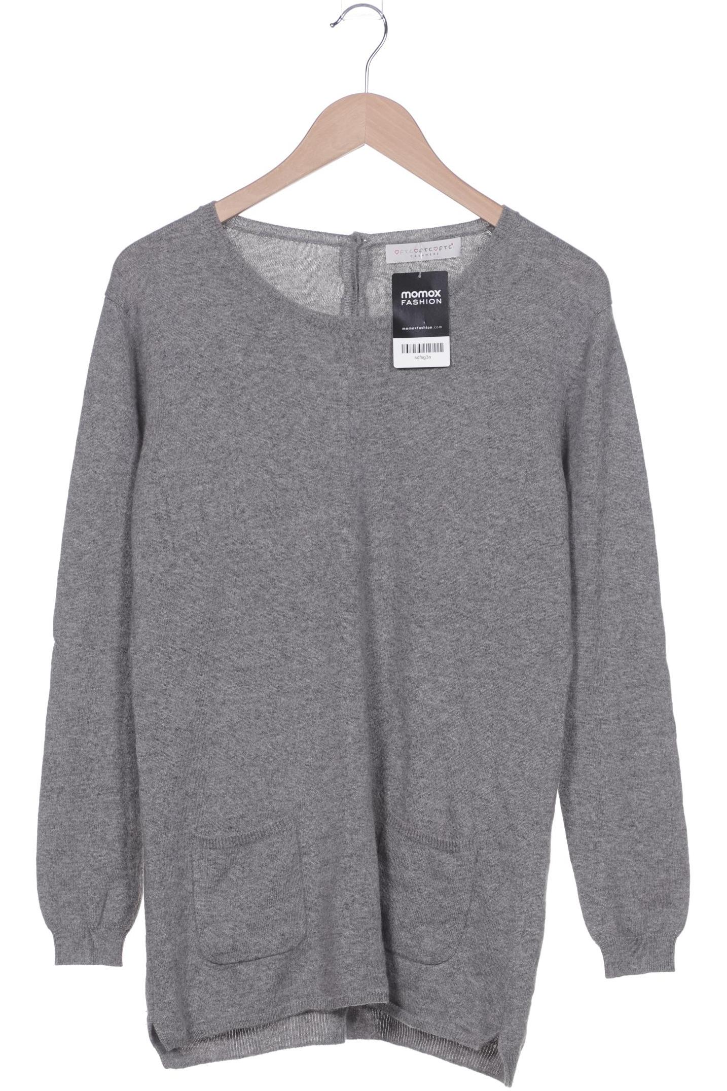 

FTC Cashmere Damen Pullover, grau, Gr. 42