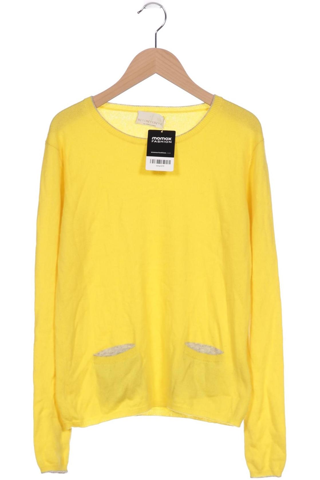 

FTC Cashmere Damen Pullover, gelb, Gr. 36