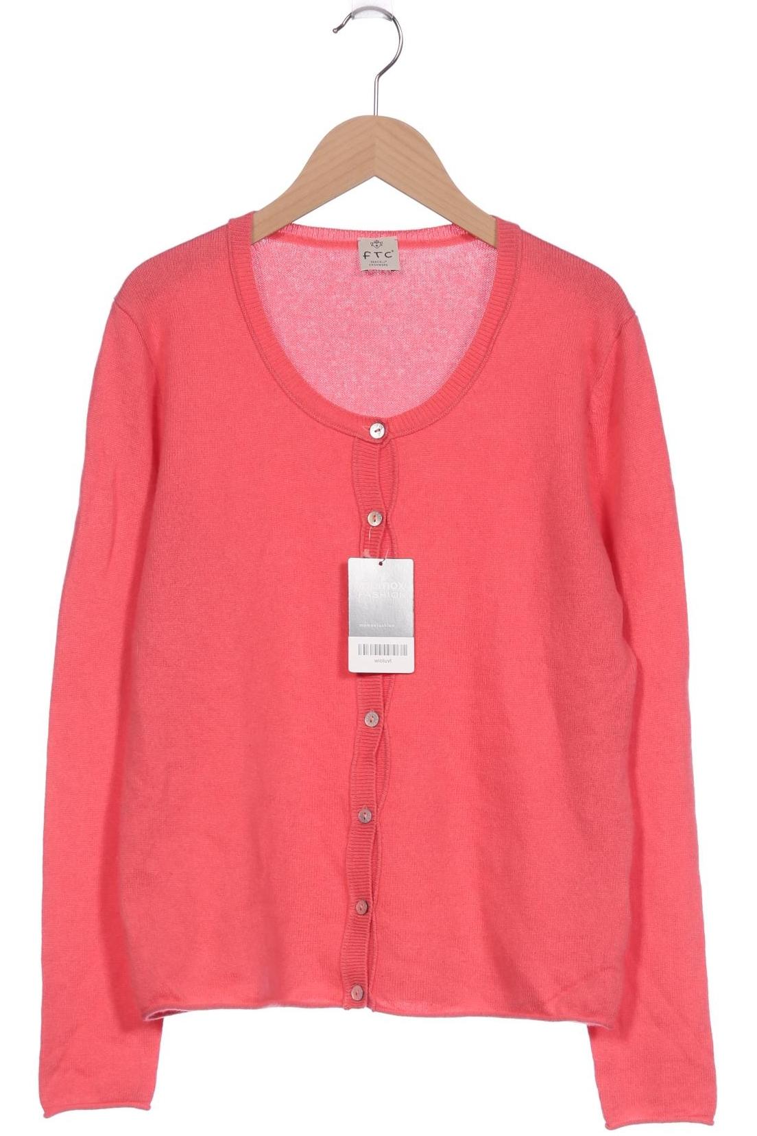 

FTC Cashmere Damen Strickjacke, pink, Gr. 42