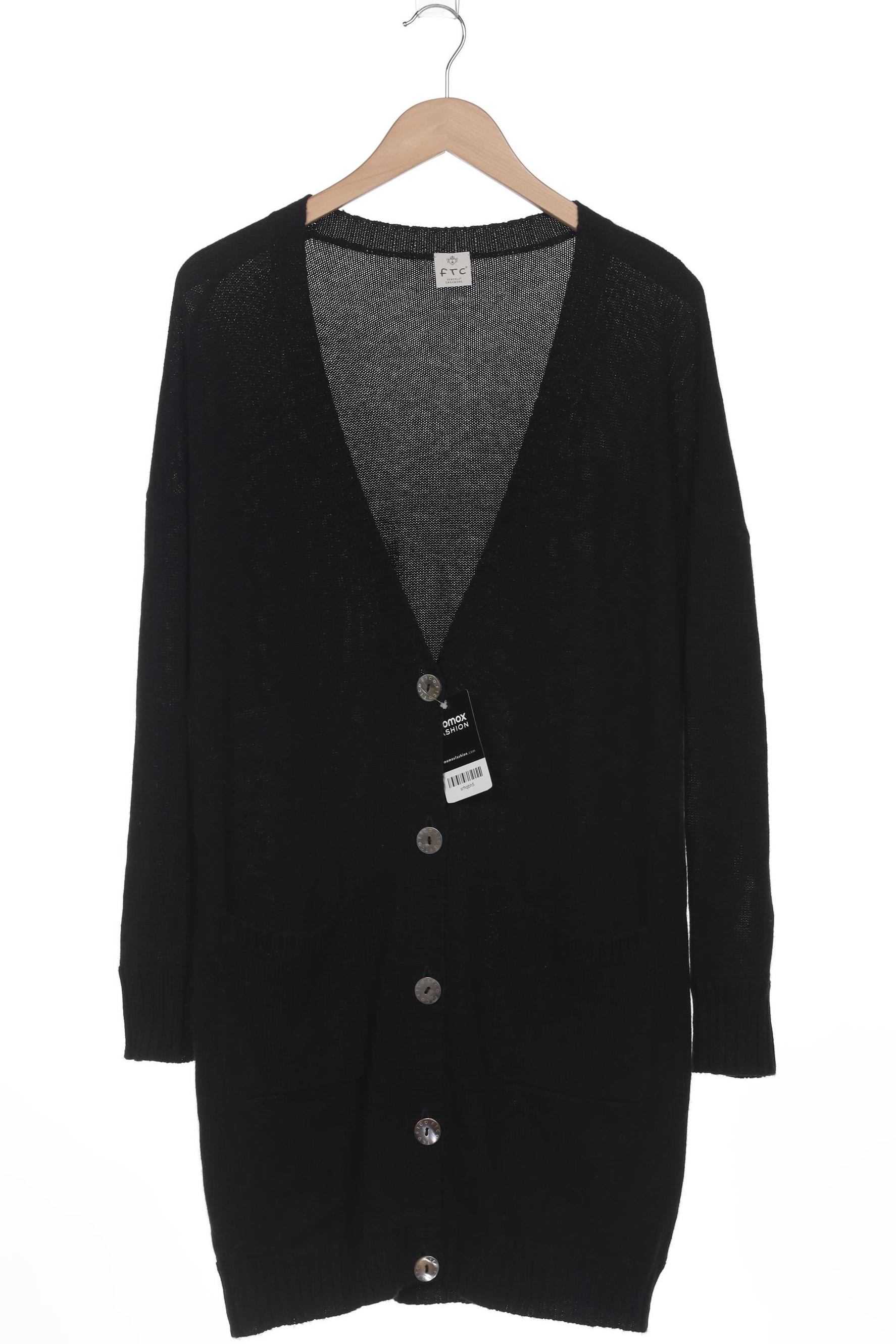 

FTC Cashmere Damen Strickjacke, schwarz