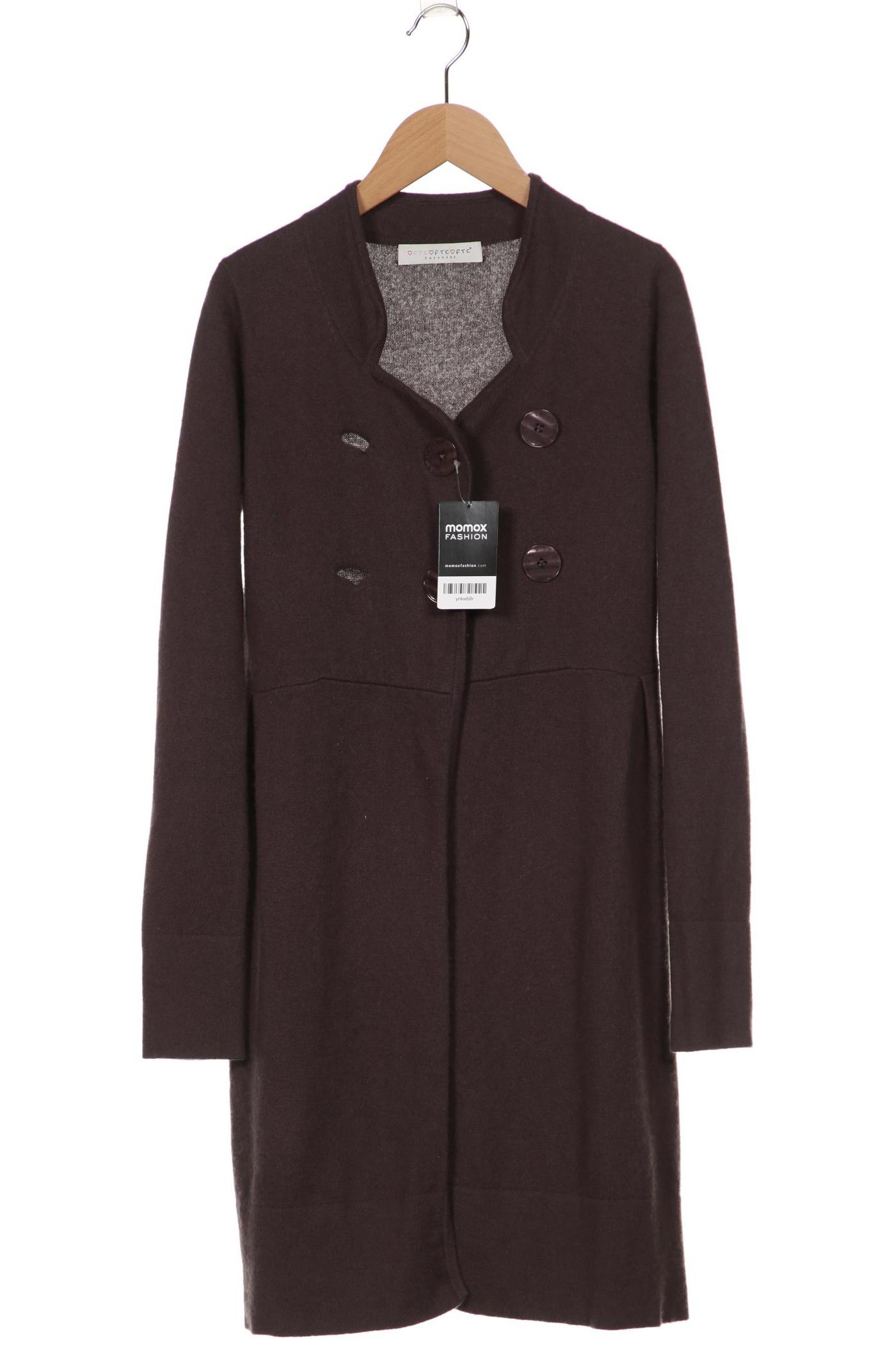 

FTC Cashmere Damen Strickjacke, grau, Gr. 36