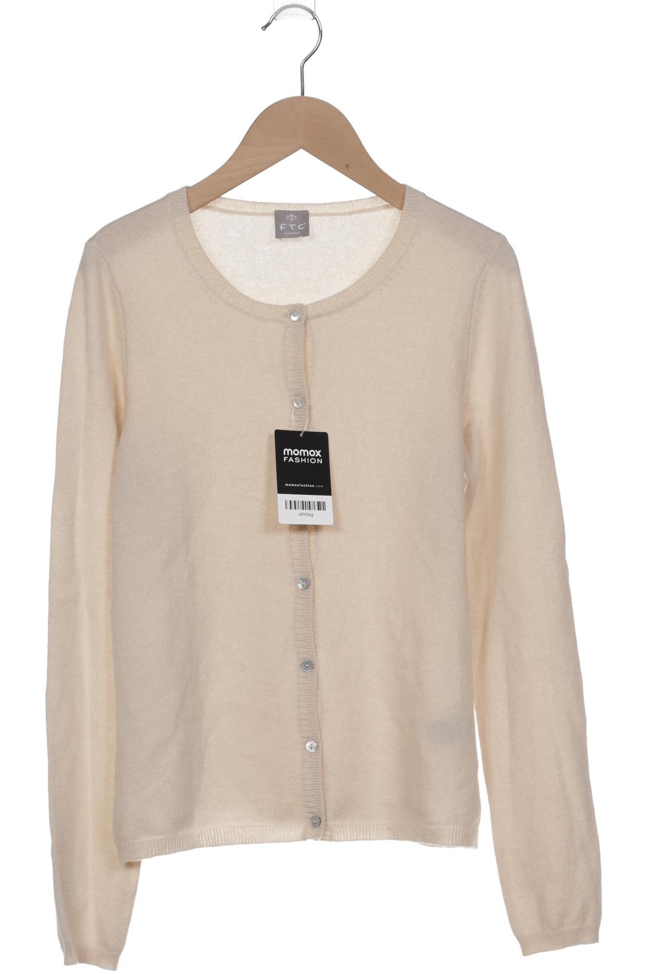 

FTC Cashmere Damen Strickjacke, beige, Gr. 36