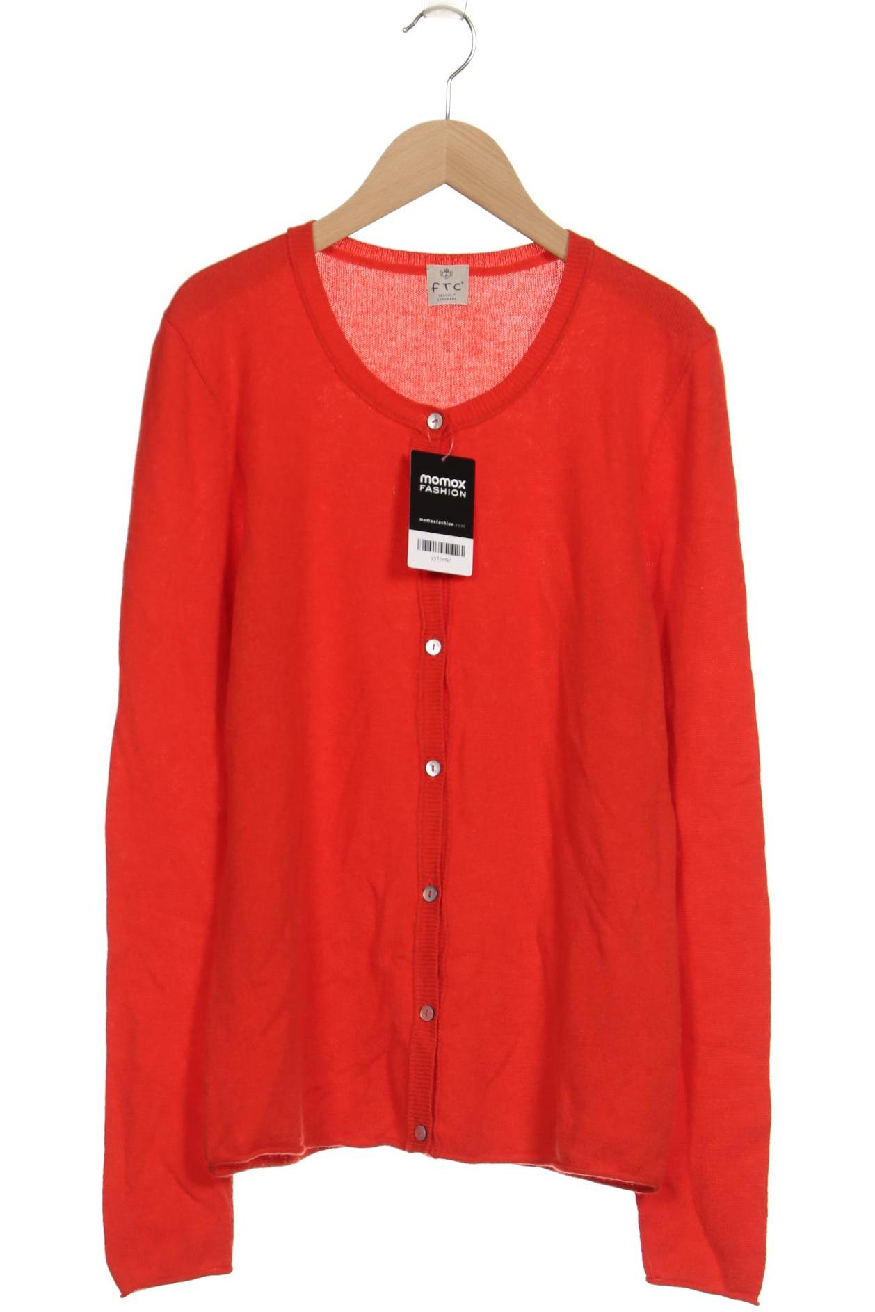 

FTC Cashmere Damen Strickjacke, rot, Gr. 44