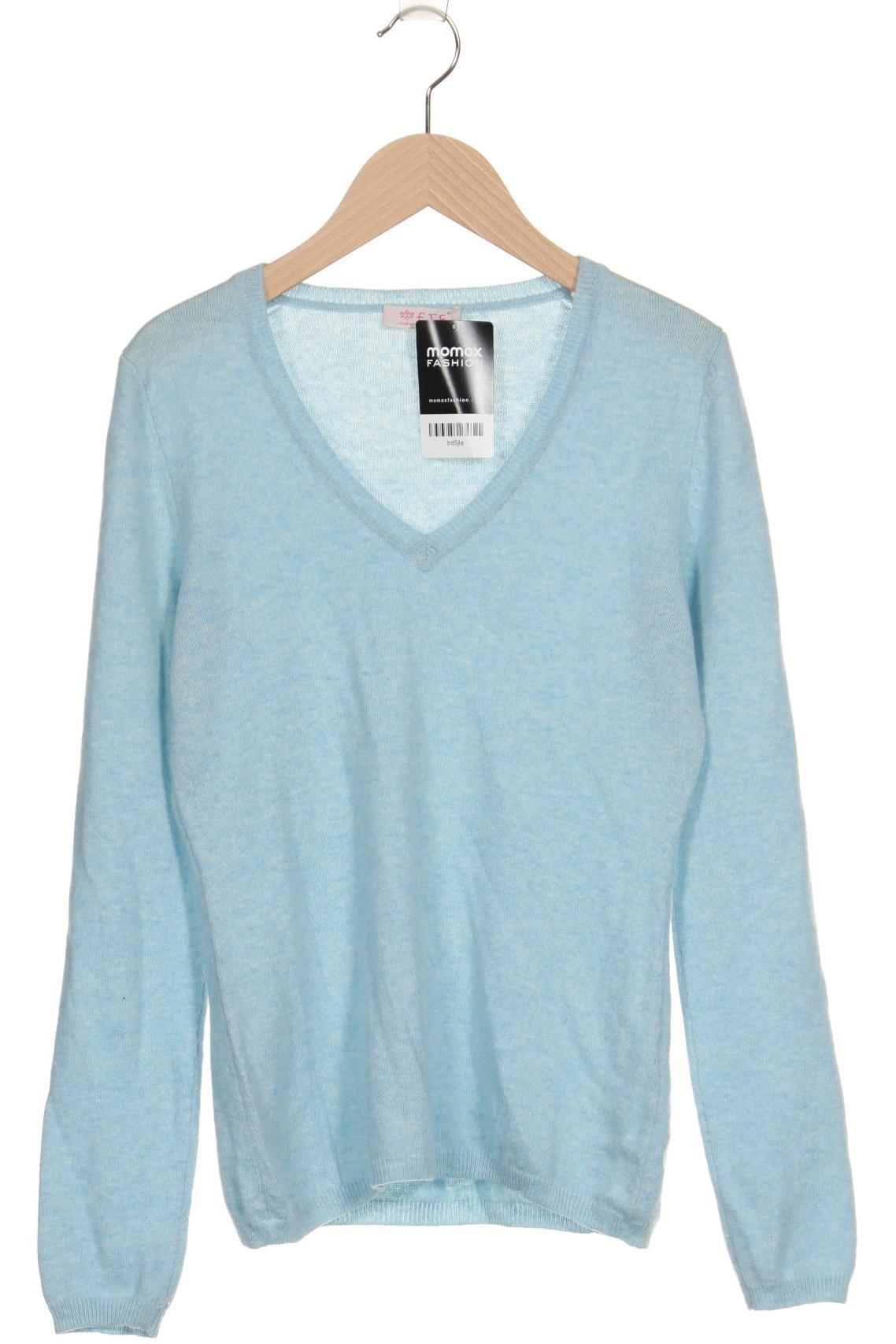 

FTC Cashmere Damen Pullover, blau, Gr. 36