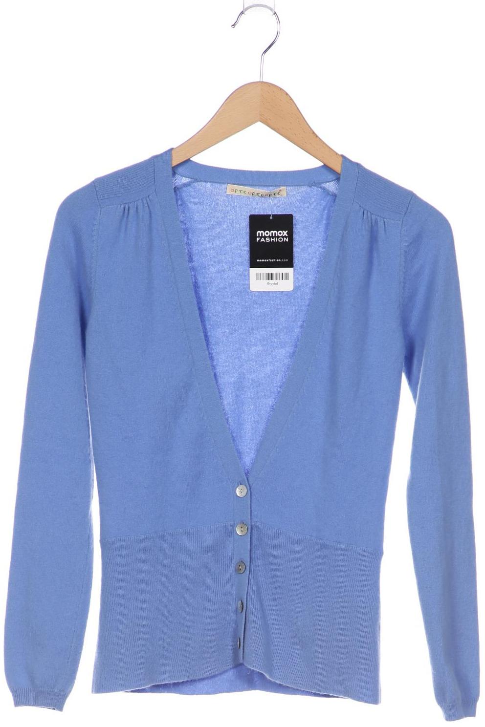 

FTC Cashmere Damen Strickjacke, blau, Gr. 42