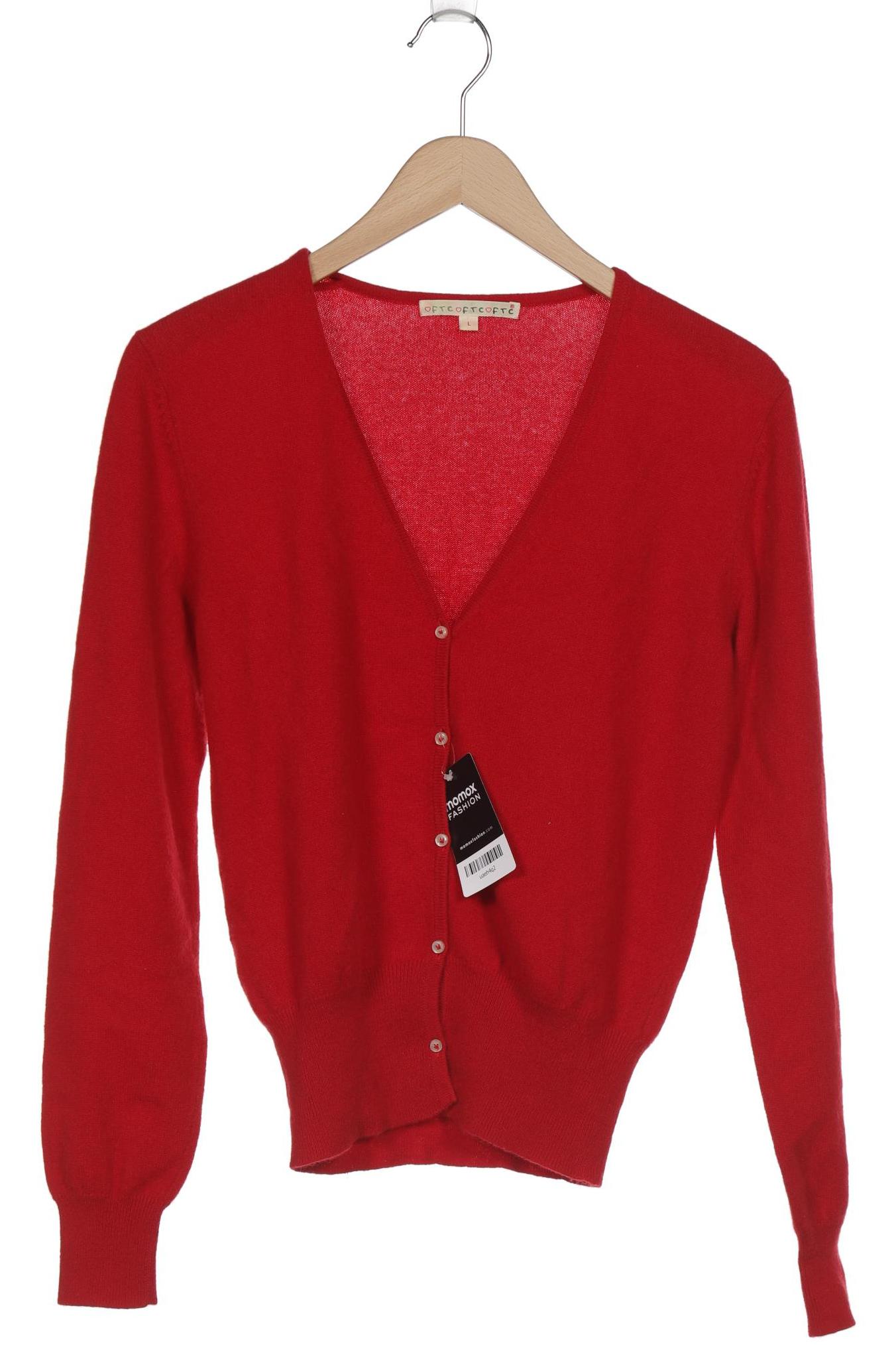 

FTC Cashmere Damen Strickjacke, rot, Gr. 42
