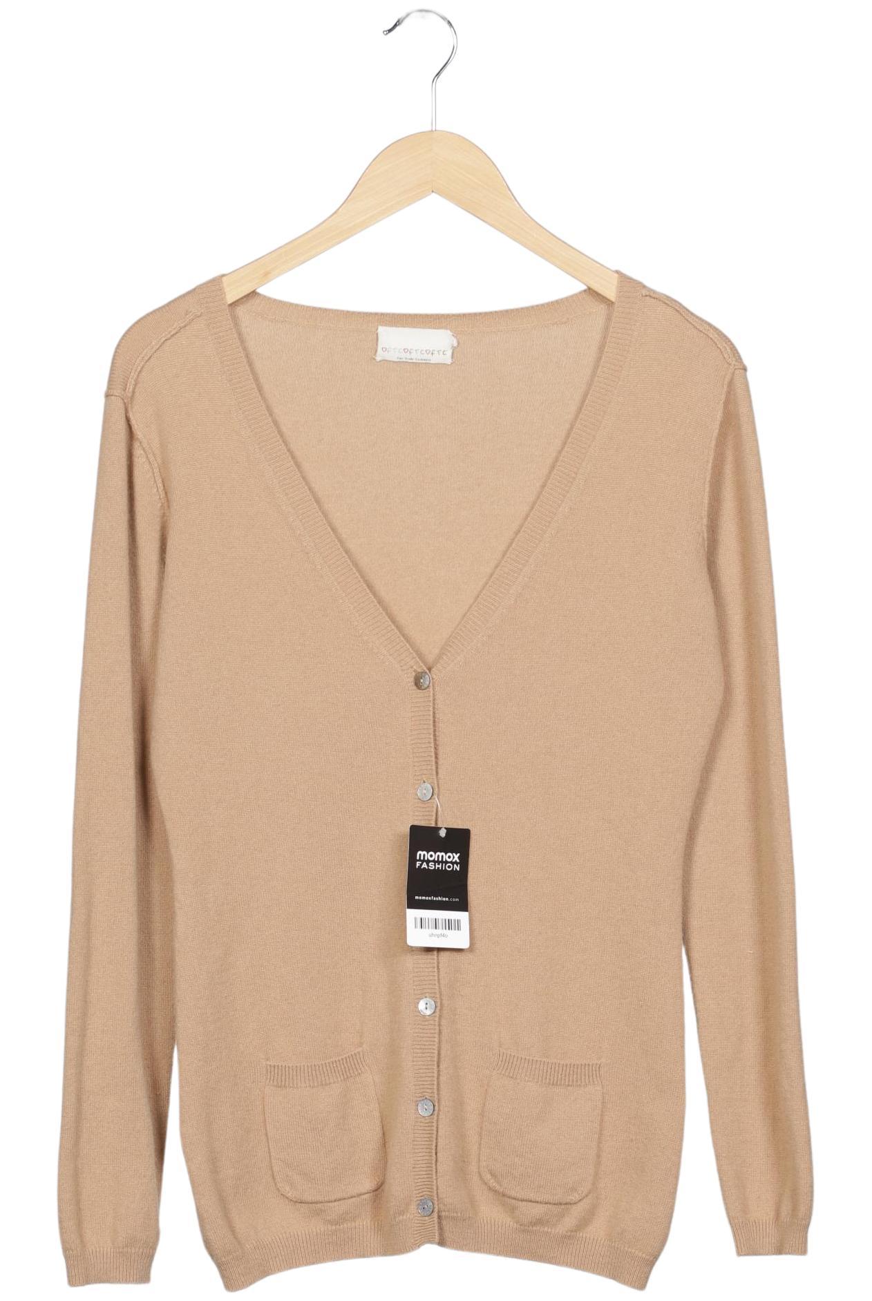 

FTC Cashmere Damen Strickjacke, beige, Gr. 36