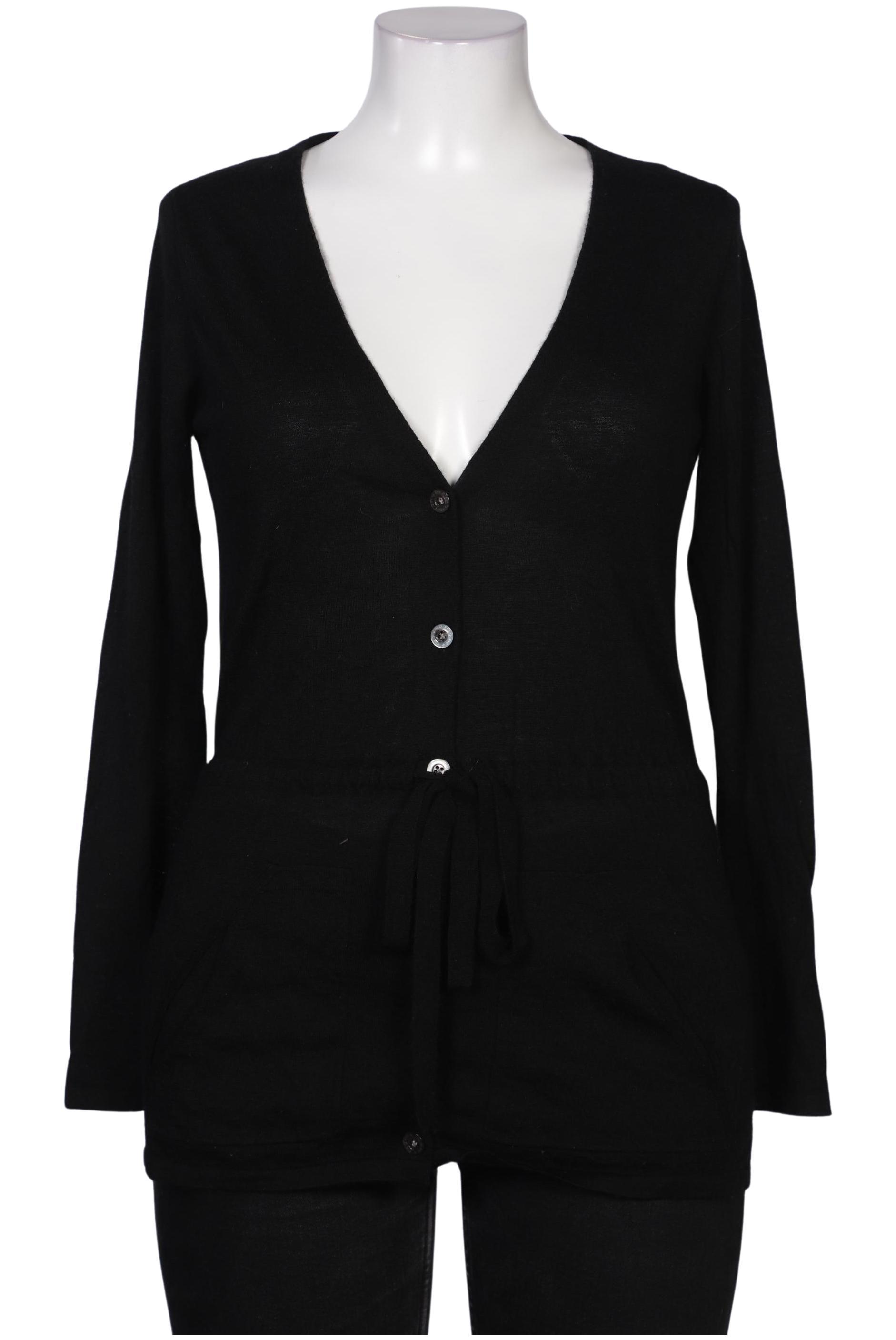 

FTC Cashmere Damen Strickjacke, schwarz, Gr. 44