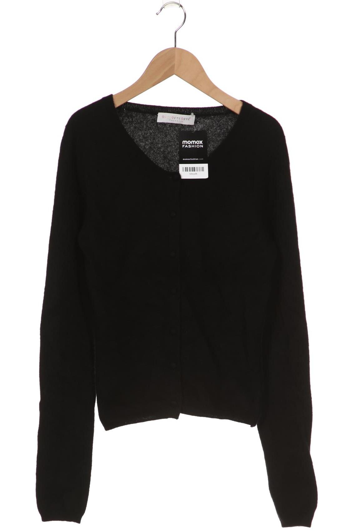 

FTC Cashmere Damen Strickjacke, schwarz, Gr. 36