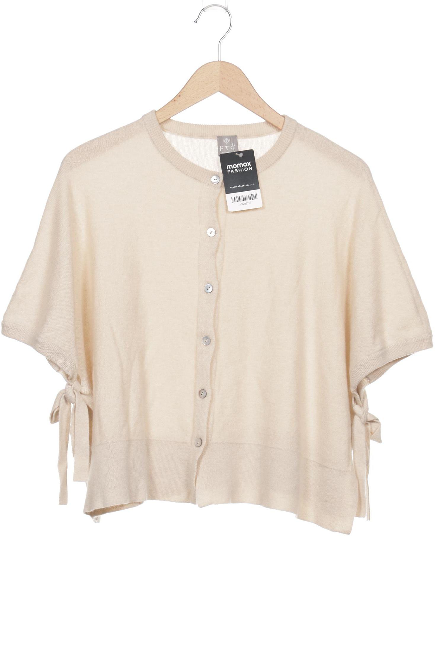 

FTC Cashmere Damen Strickjacke, beige, Gr. uni