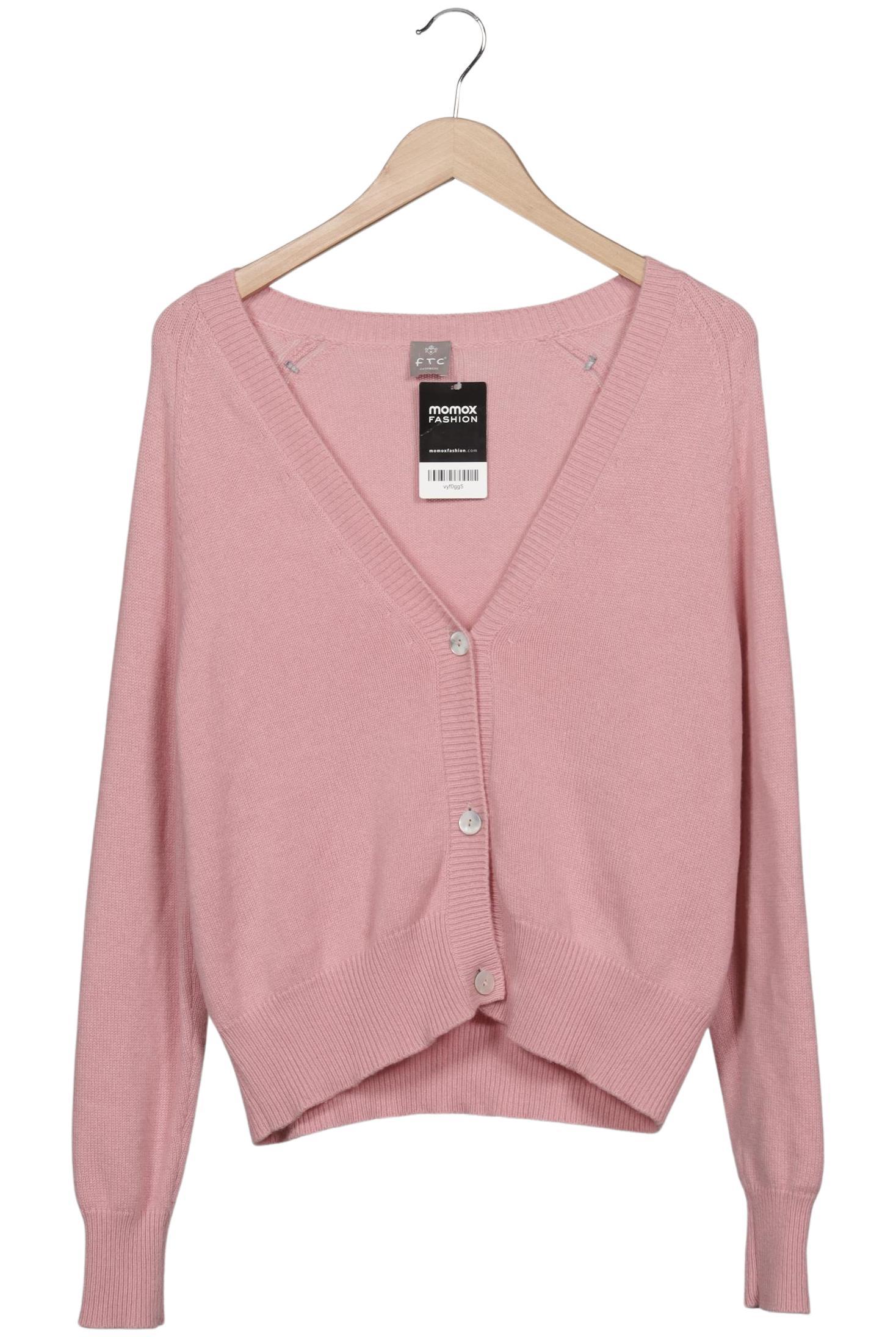 

FTC Cashmere Damen Strickjacke, pink, Gr. 44