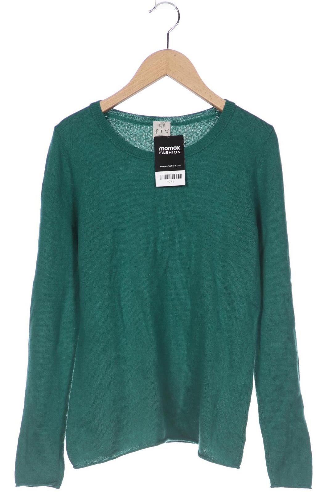 

FTC Cashmere Damen Pullover, grün, Gr. 38