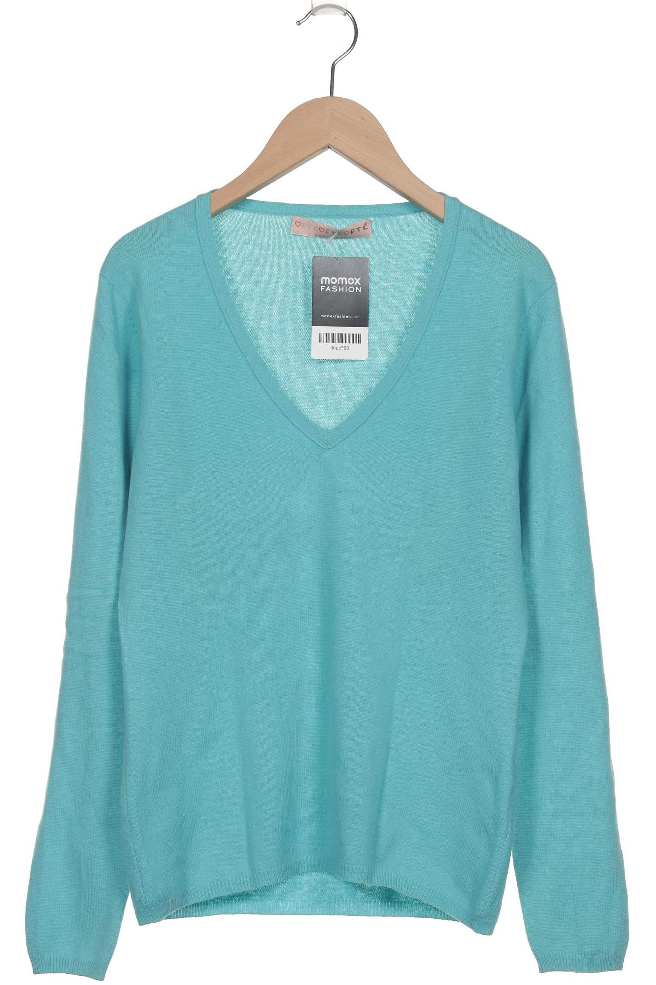 

FTC Cashmere Damen Pullover, türkis, Gr. 38