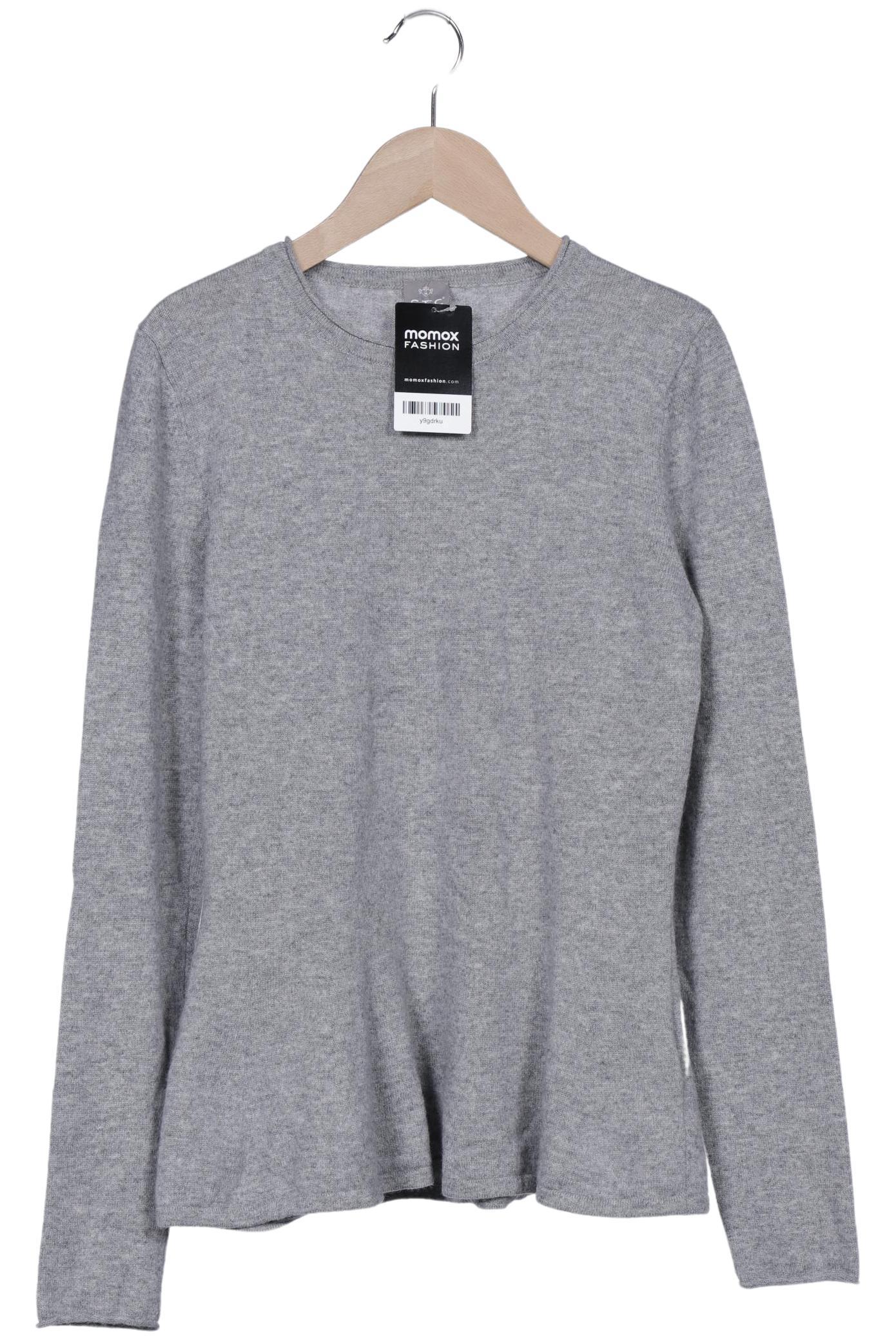 

FTC Cashmere Damen Pullover, grau, Gr. 42