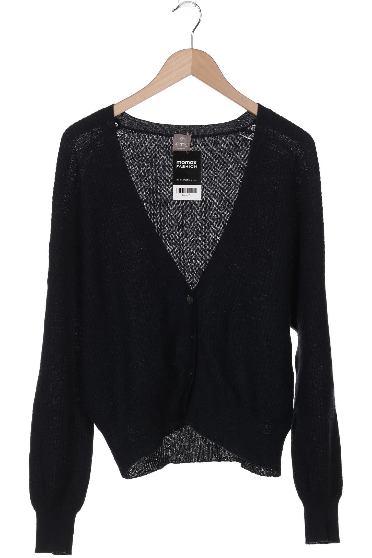 

FTC Cashmere Damen Strickjacke, marineblau, Gr. 38