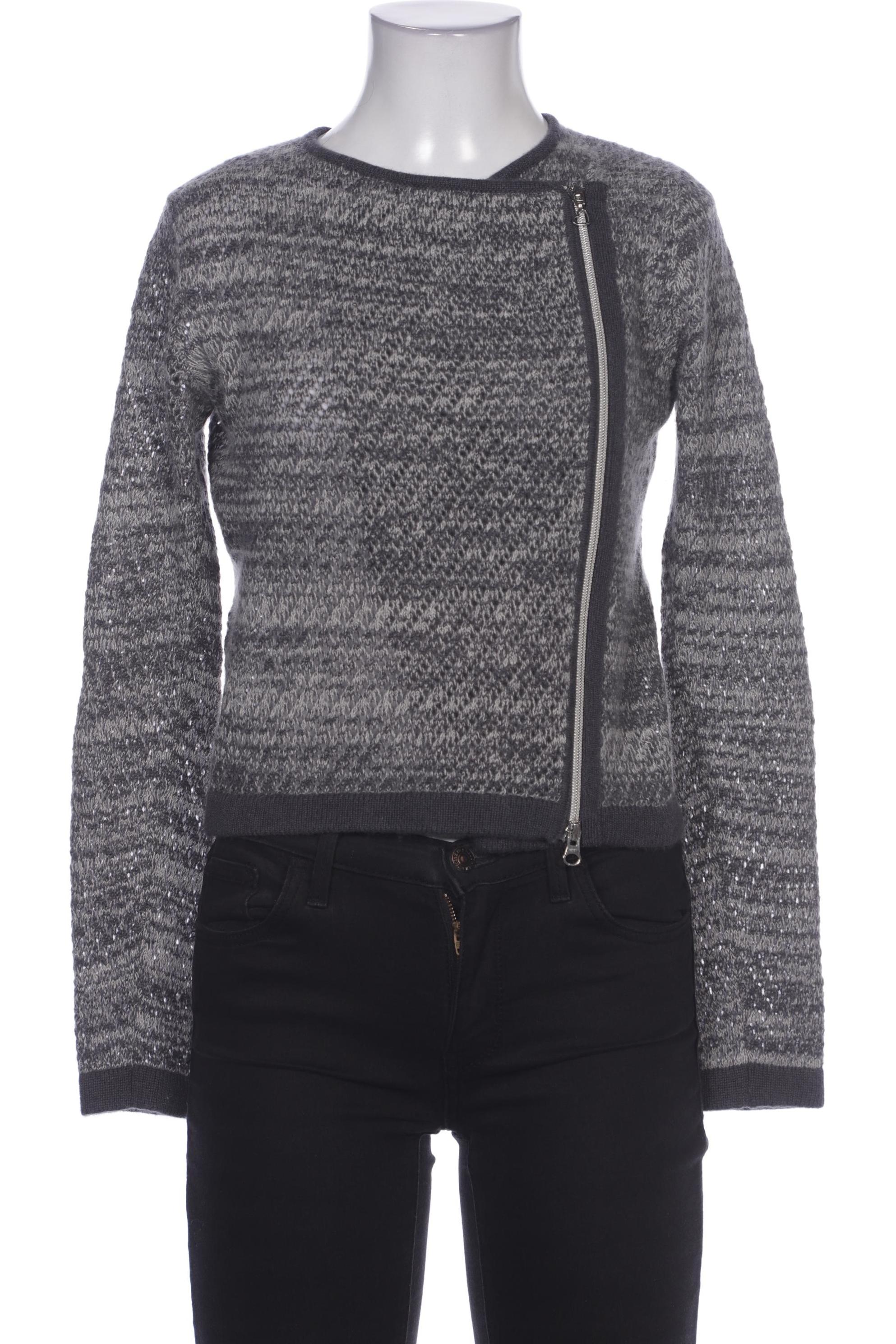 

FTC Cashmere Damen Strickjacke, grau, Gr. 36