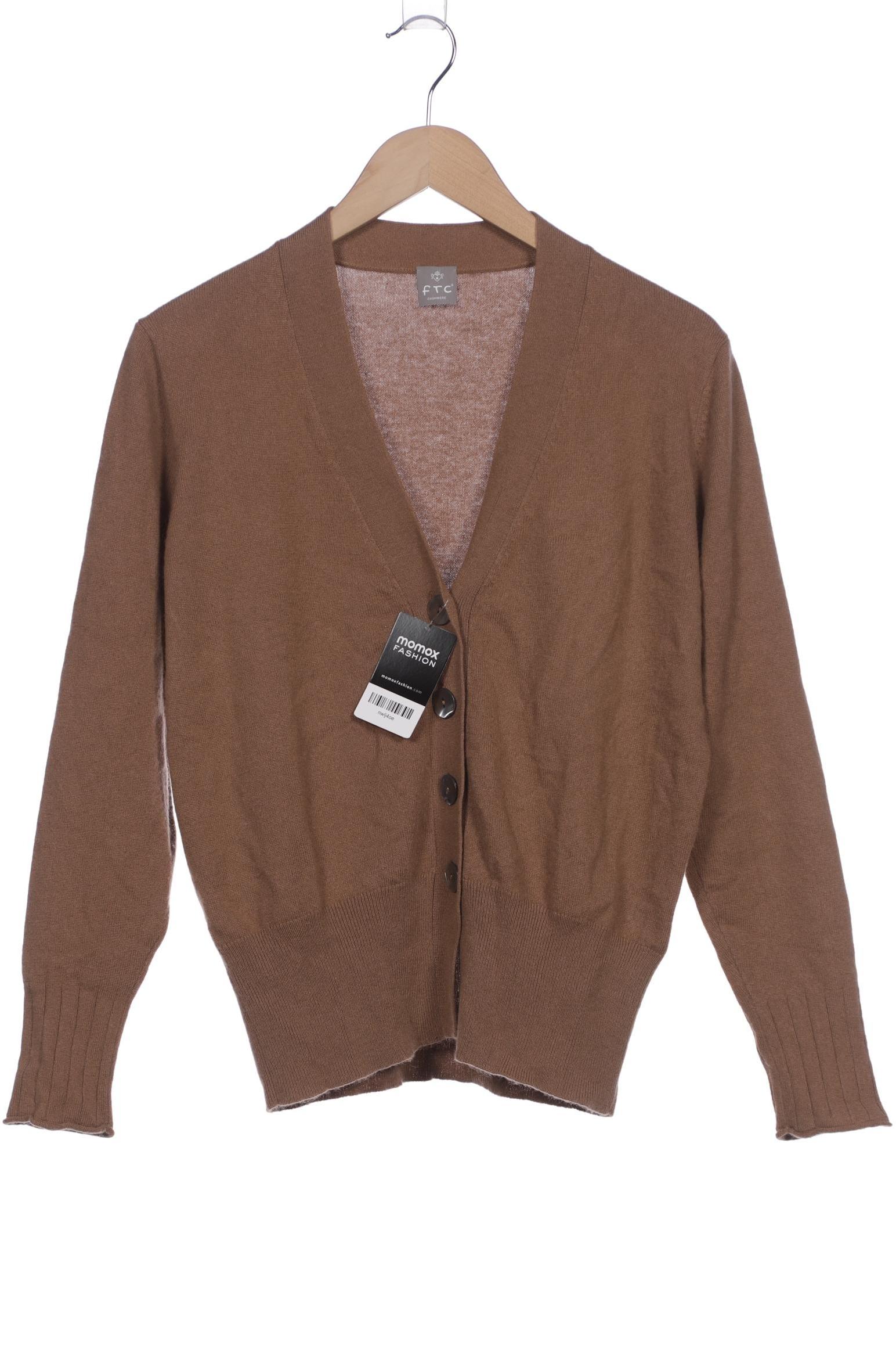 

FTC Cashmere Damen Strickjacke, braun, Gr. 42
