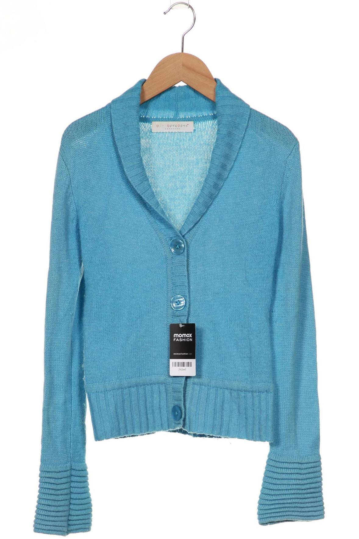 

FTC Cashmere Damen Strickjacke, hellblau, Gr. 36