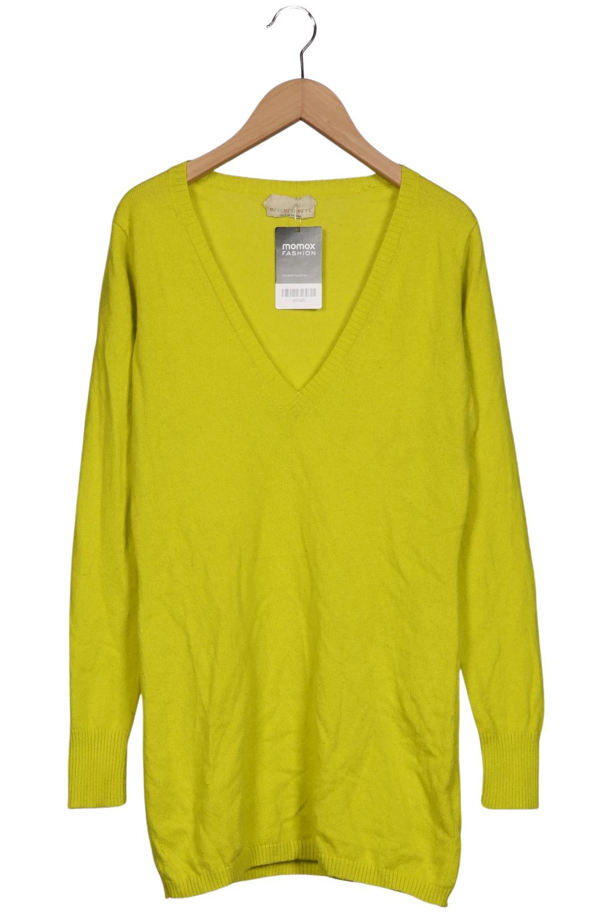 

FTC Cashmere Damen Pullover, gelb, Gr. 38