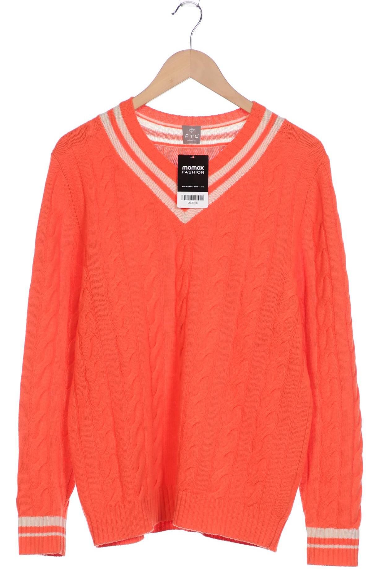 

FTC Cashmere Herren Pullover, orange