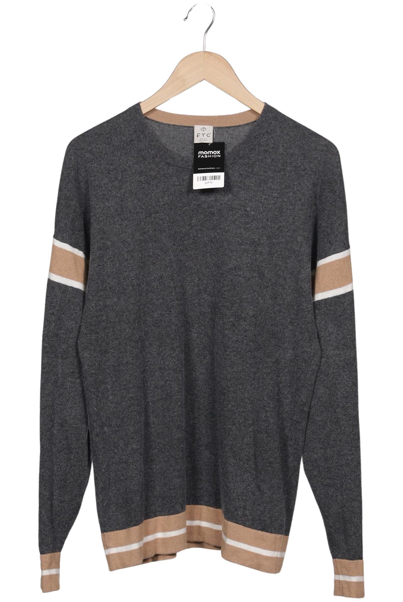 

FTC Cashmere Herren Pullover, grau, Gr. 50