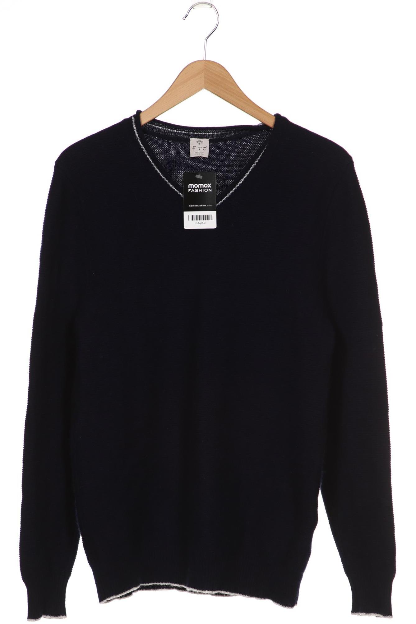 

FTC Cashmere Herren Pullover, marineblau, Gr. 48