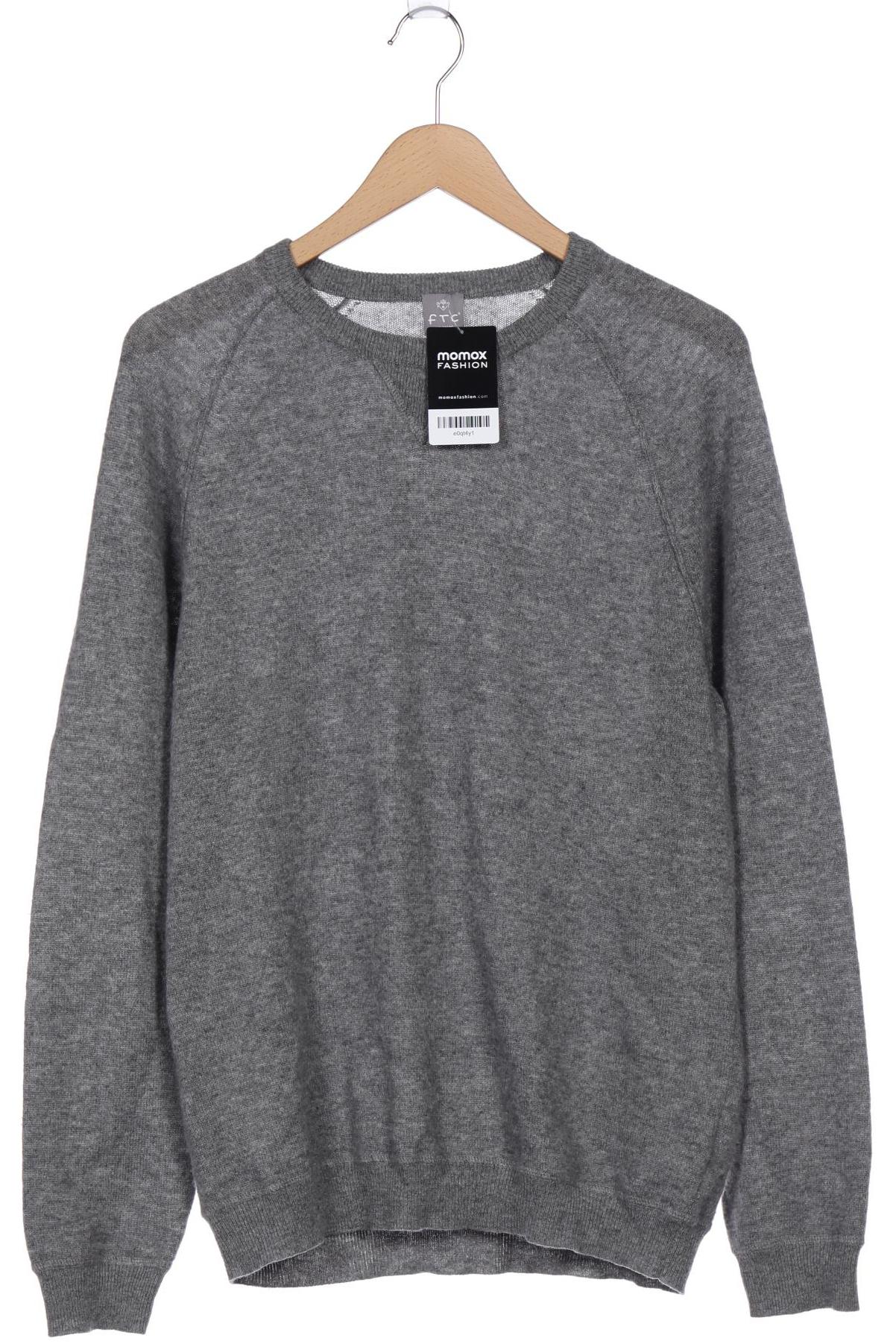 

FTC Cashmere Herren Pullover, grau, Gr. 52
